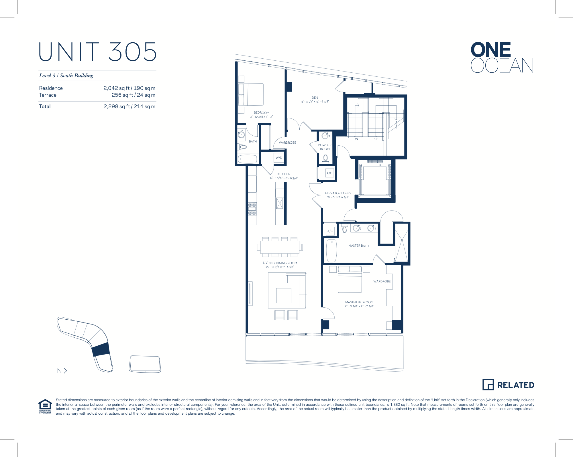 One Ocean South Beach floorplan 05d