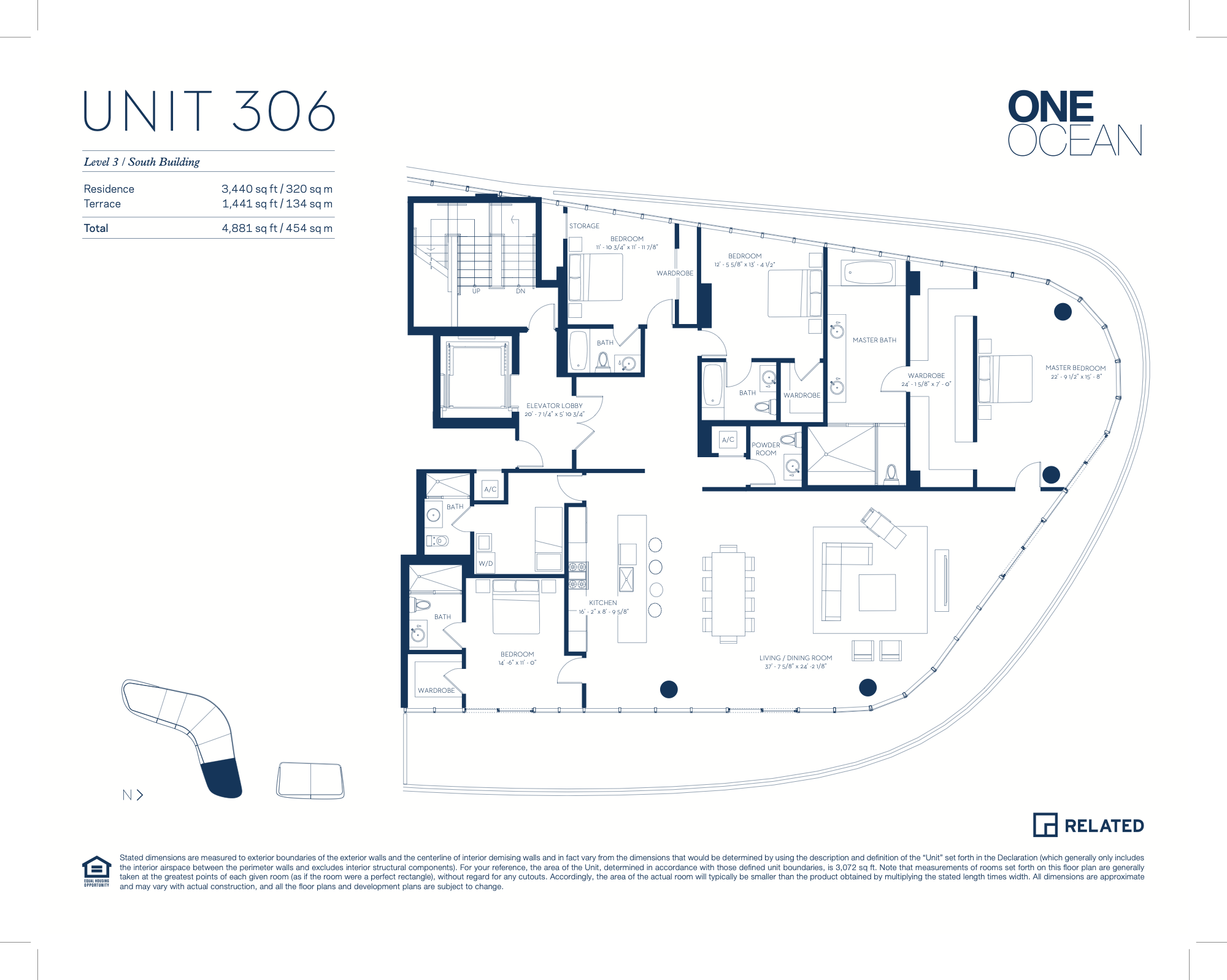 One Ocean South Beach floorplan 06b