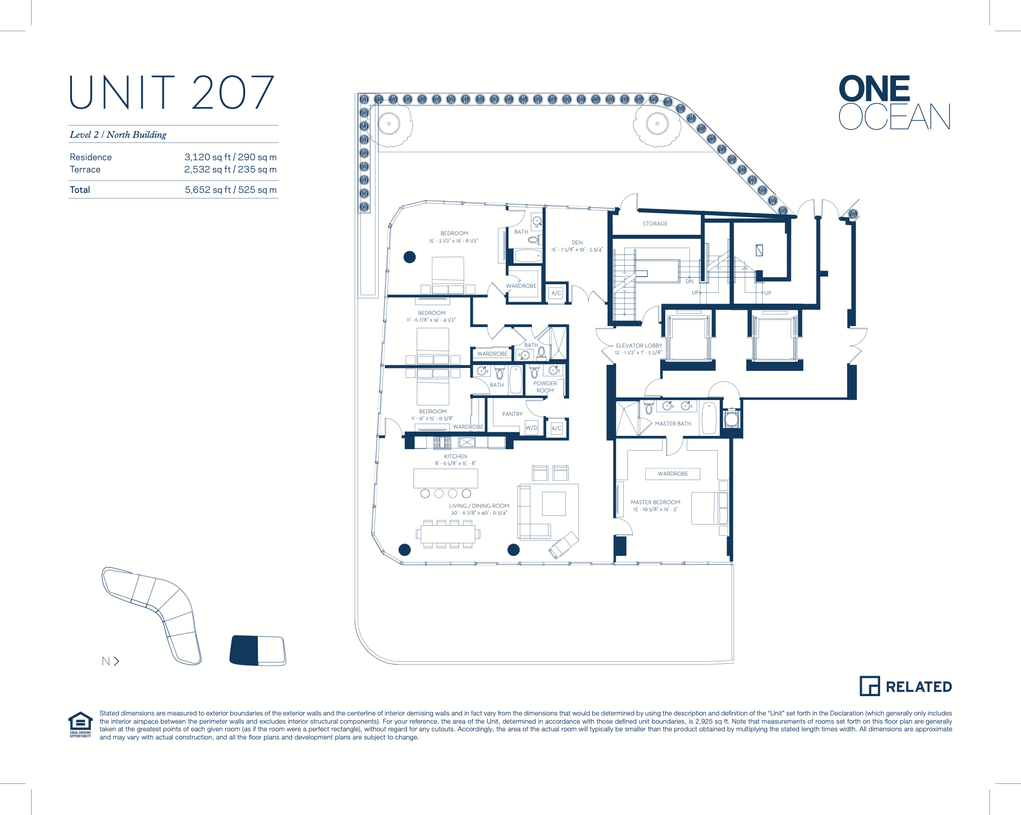One Ocean South Beach floorplan 07c