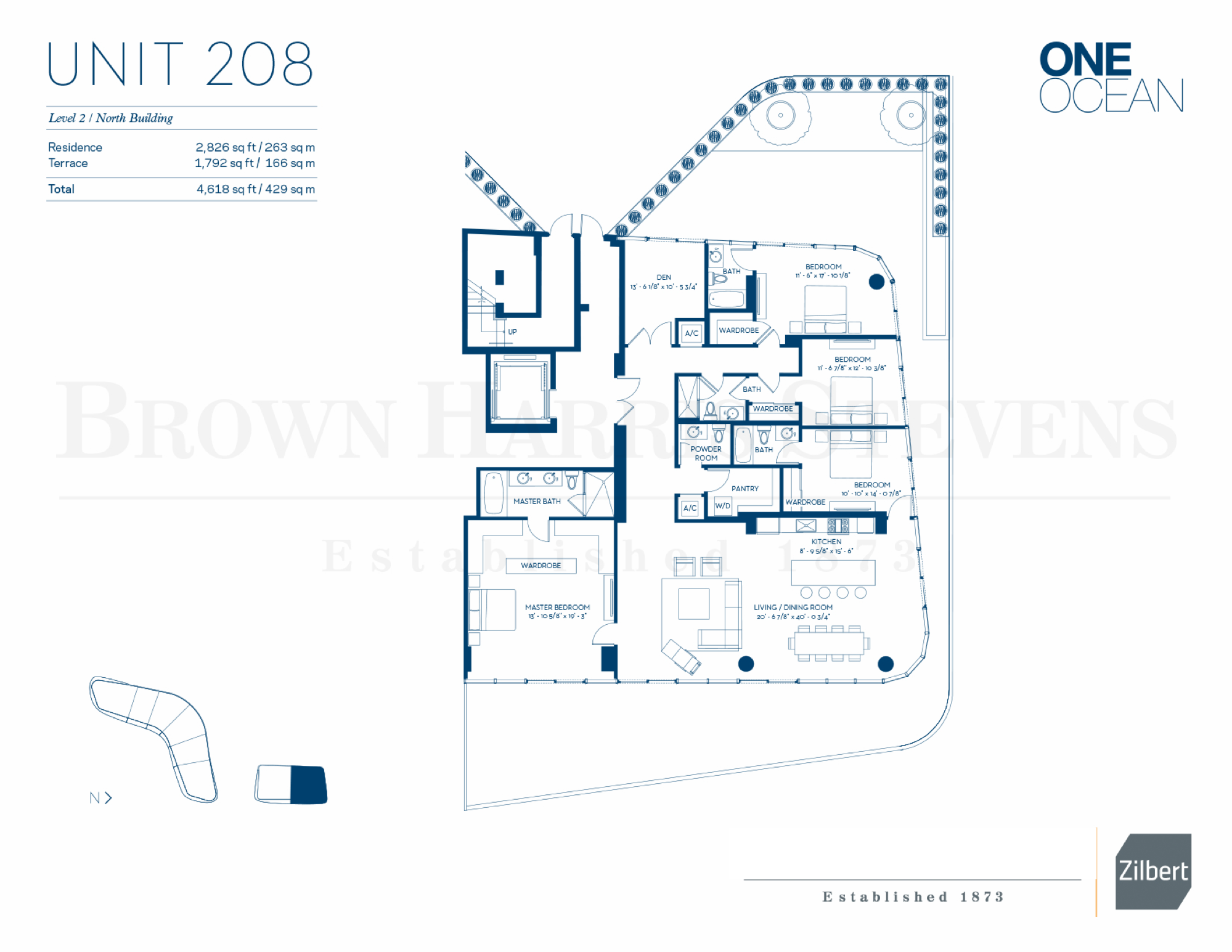 One Ocean South Beach floorplan 08c