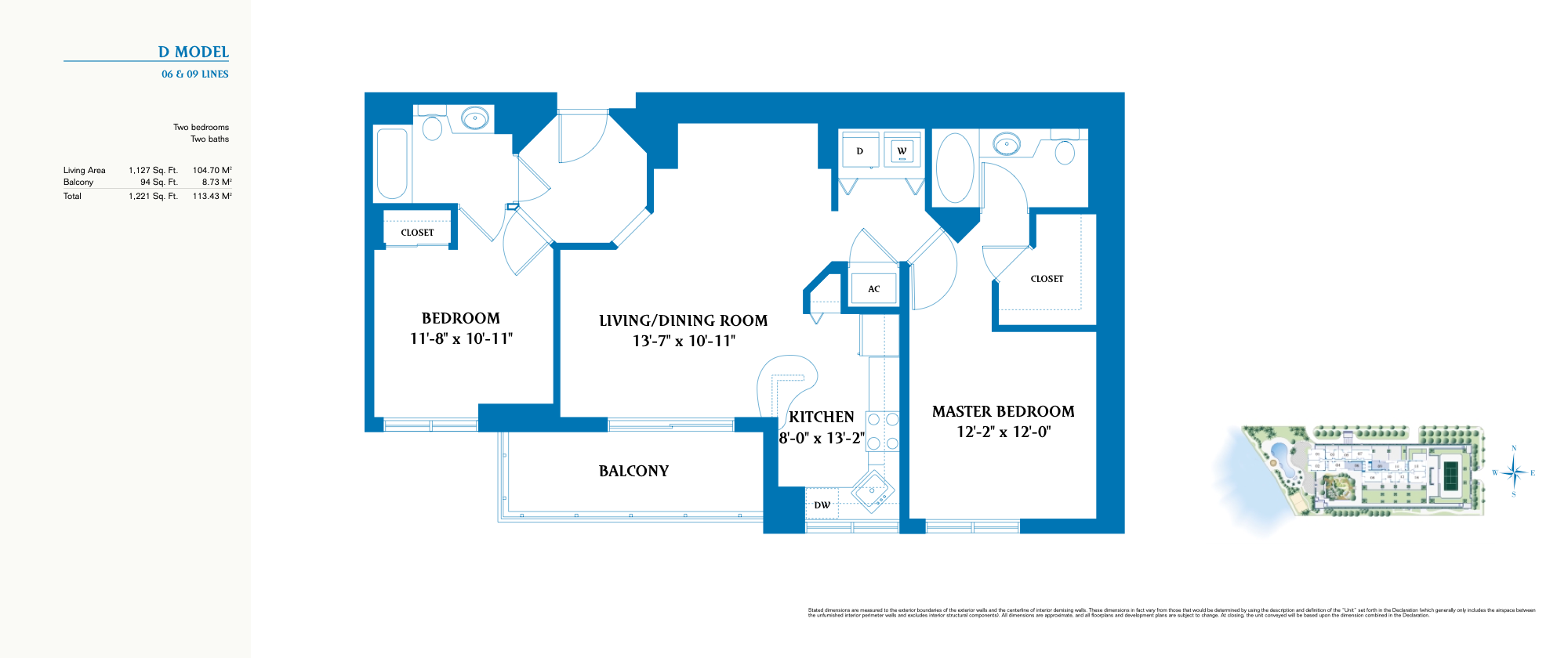 The Waverly floorplan D