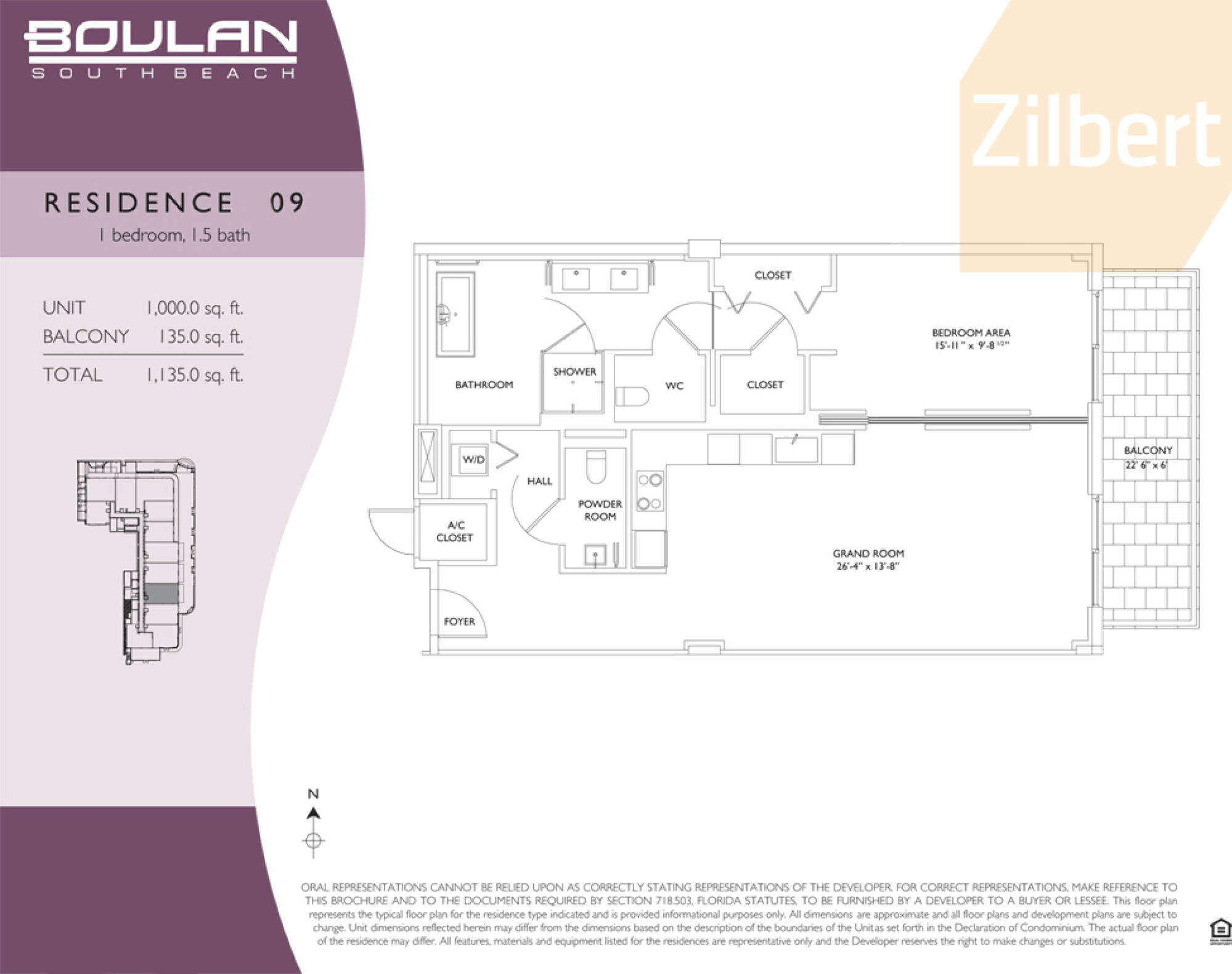 Boulan South Beach floorplan 09