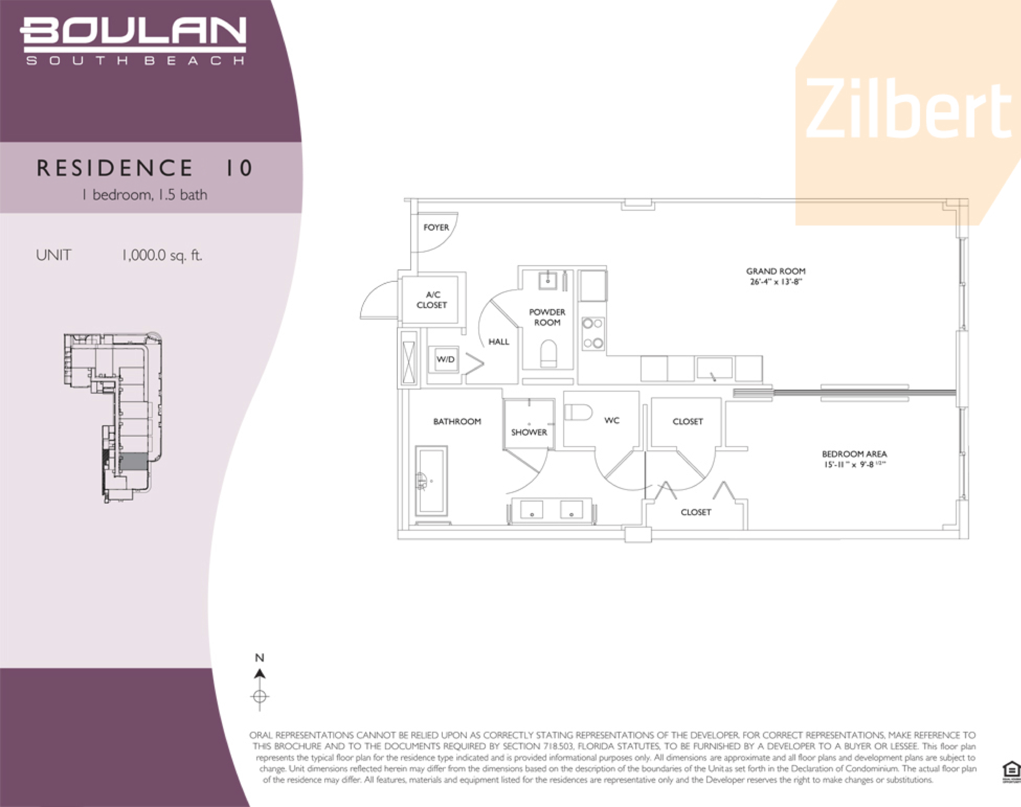 Boulan South Beach floorplan 10