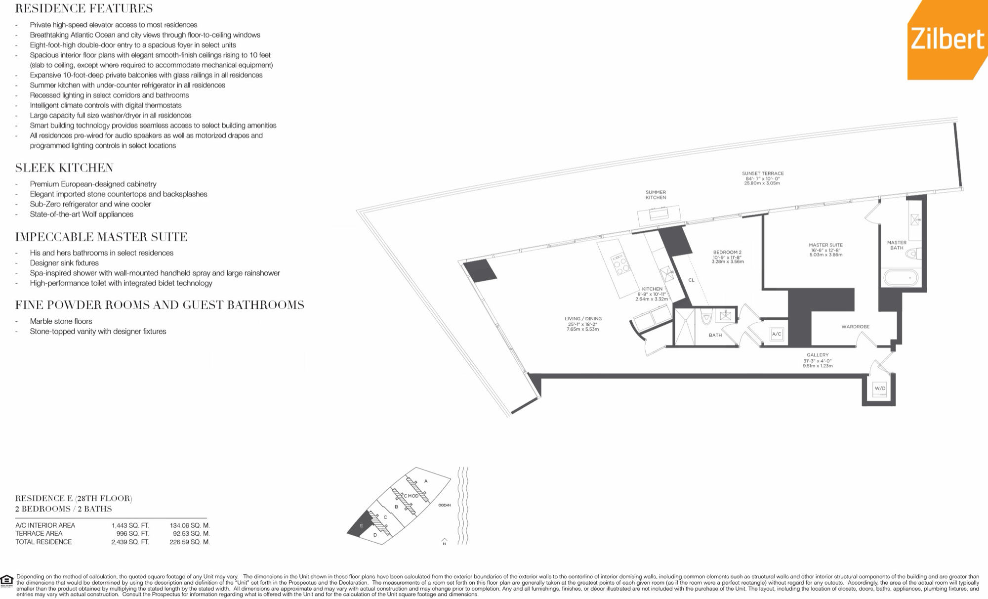 Residences by Armani Casa floorplan E