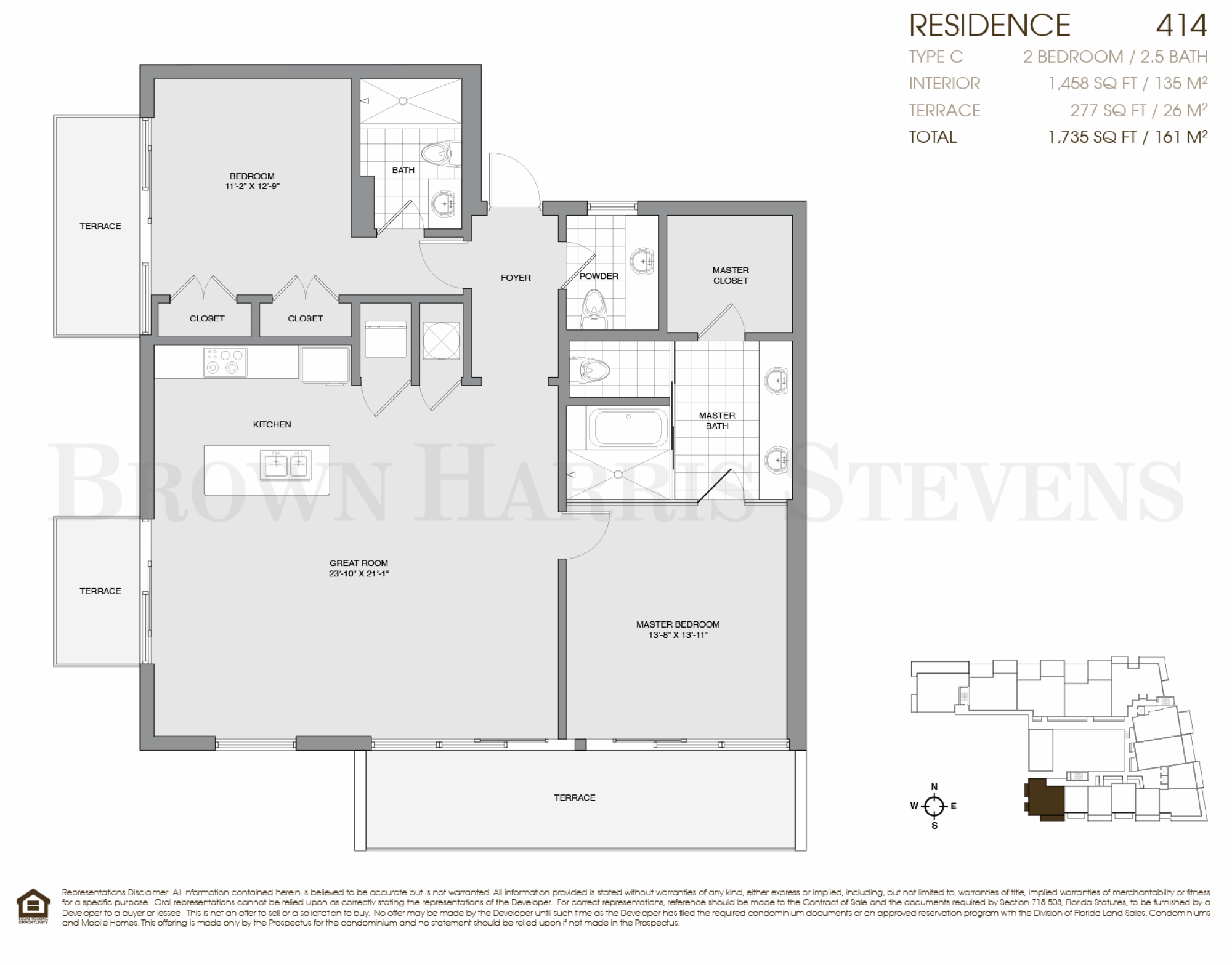 Palau Sunset Harbour floorplan 414