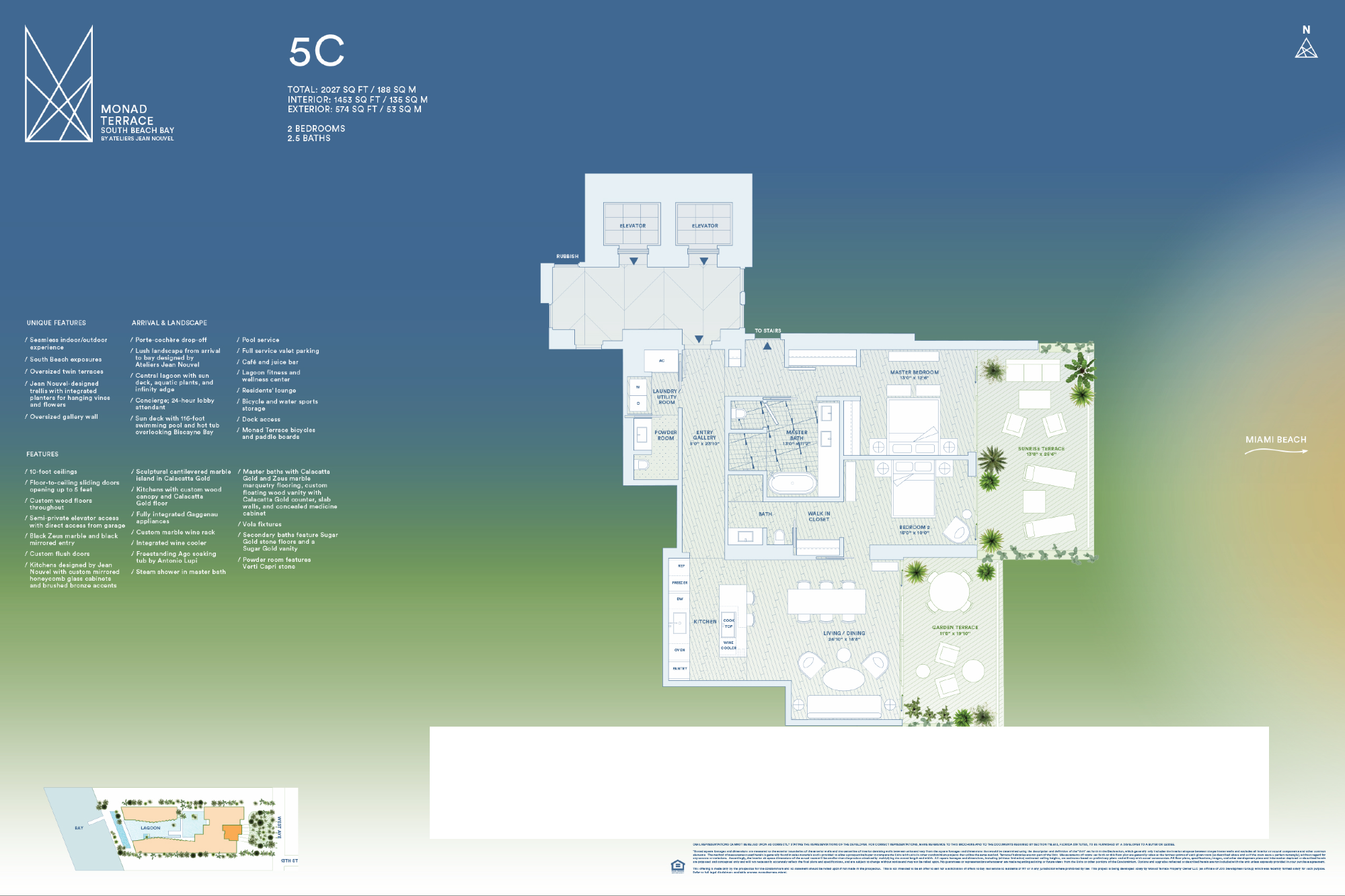 Monad Terrace floorplan 5C