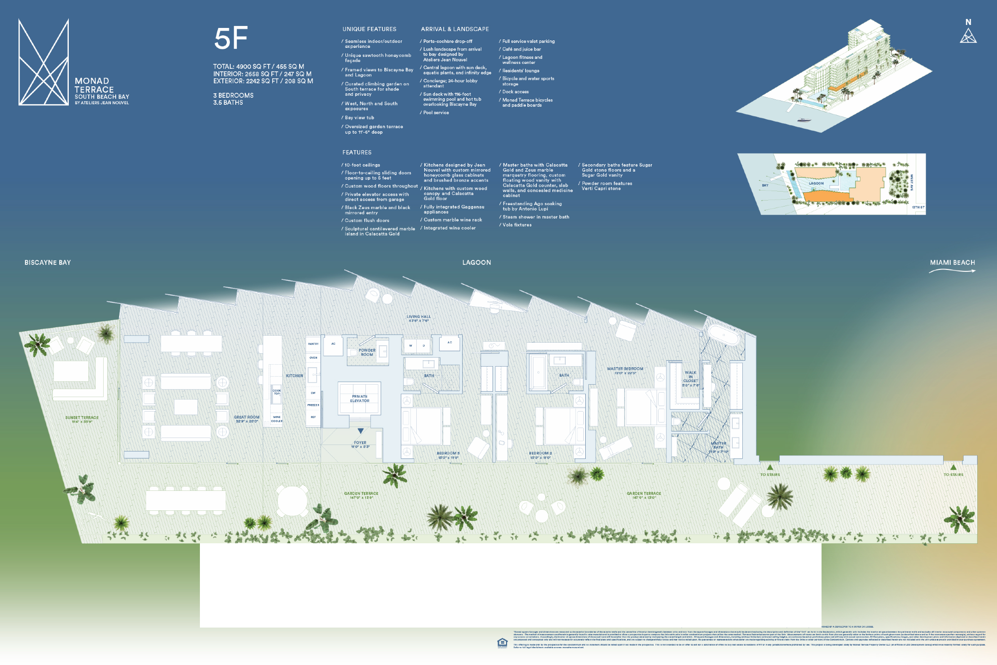Monad Terrace floorplan 5F