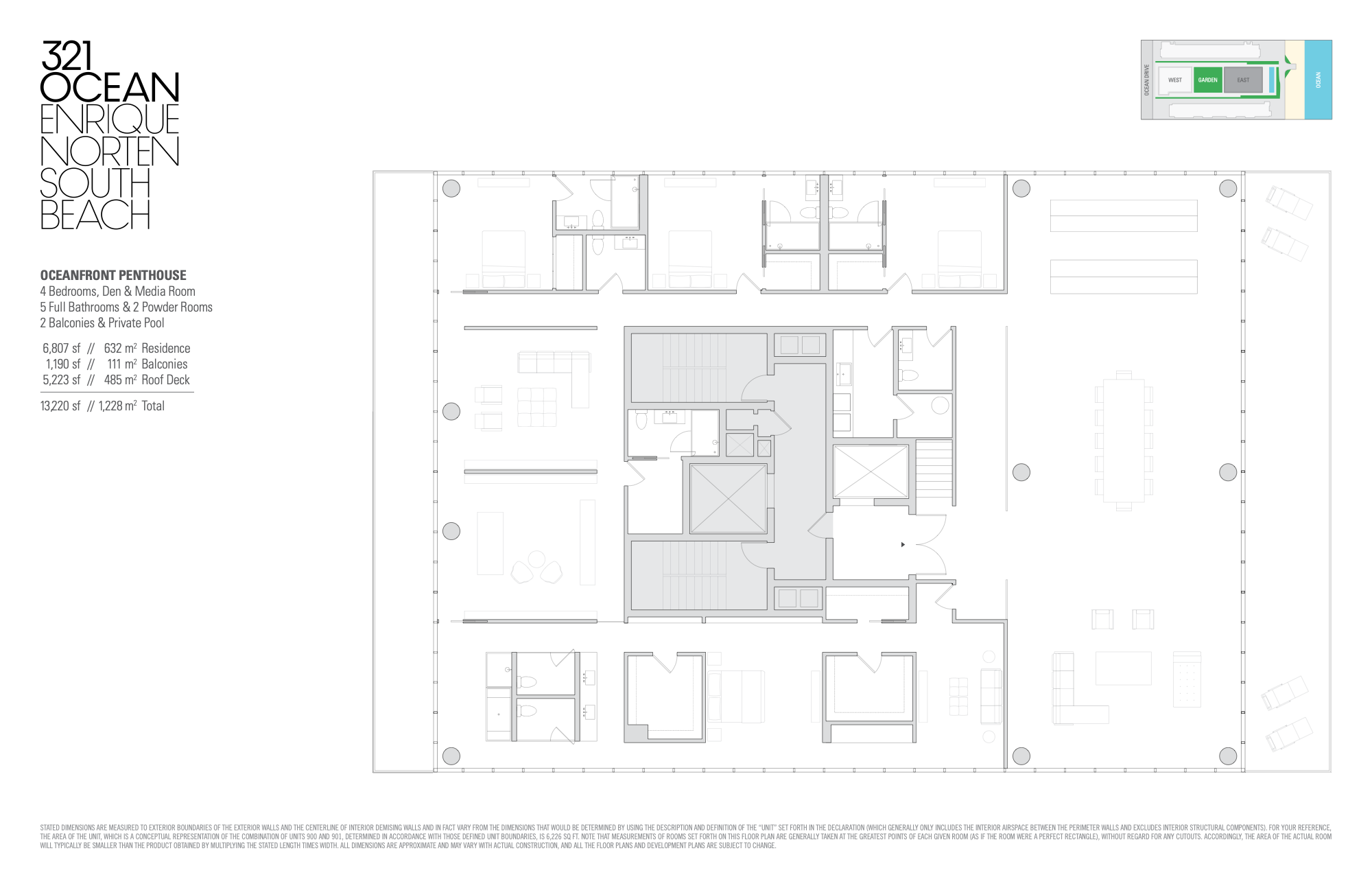 321 Ocean floorplan PH