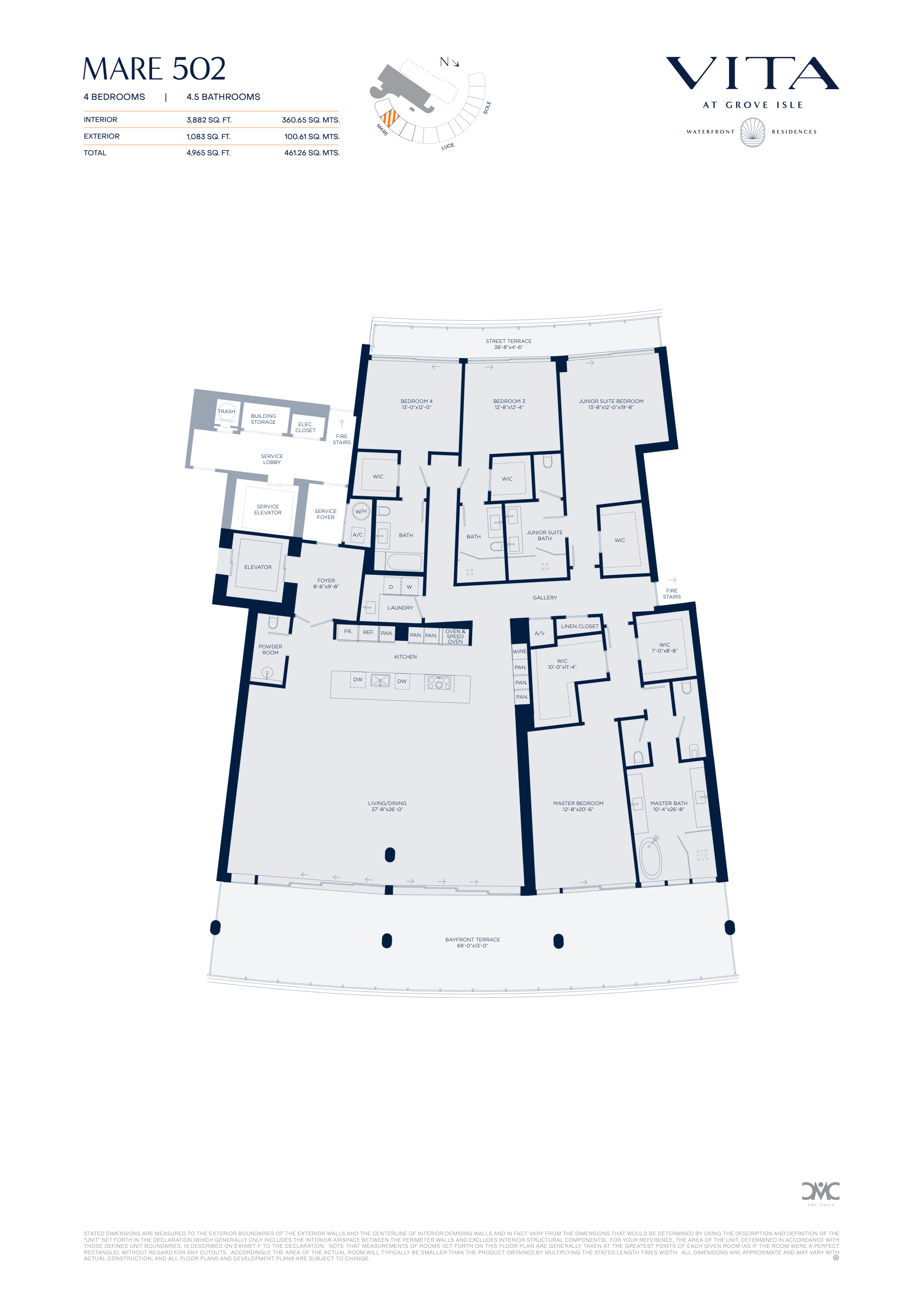 Vita at Grove Isle floorplan M502