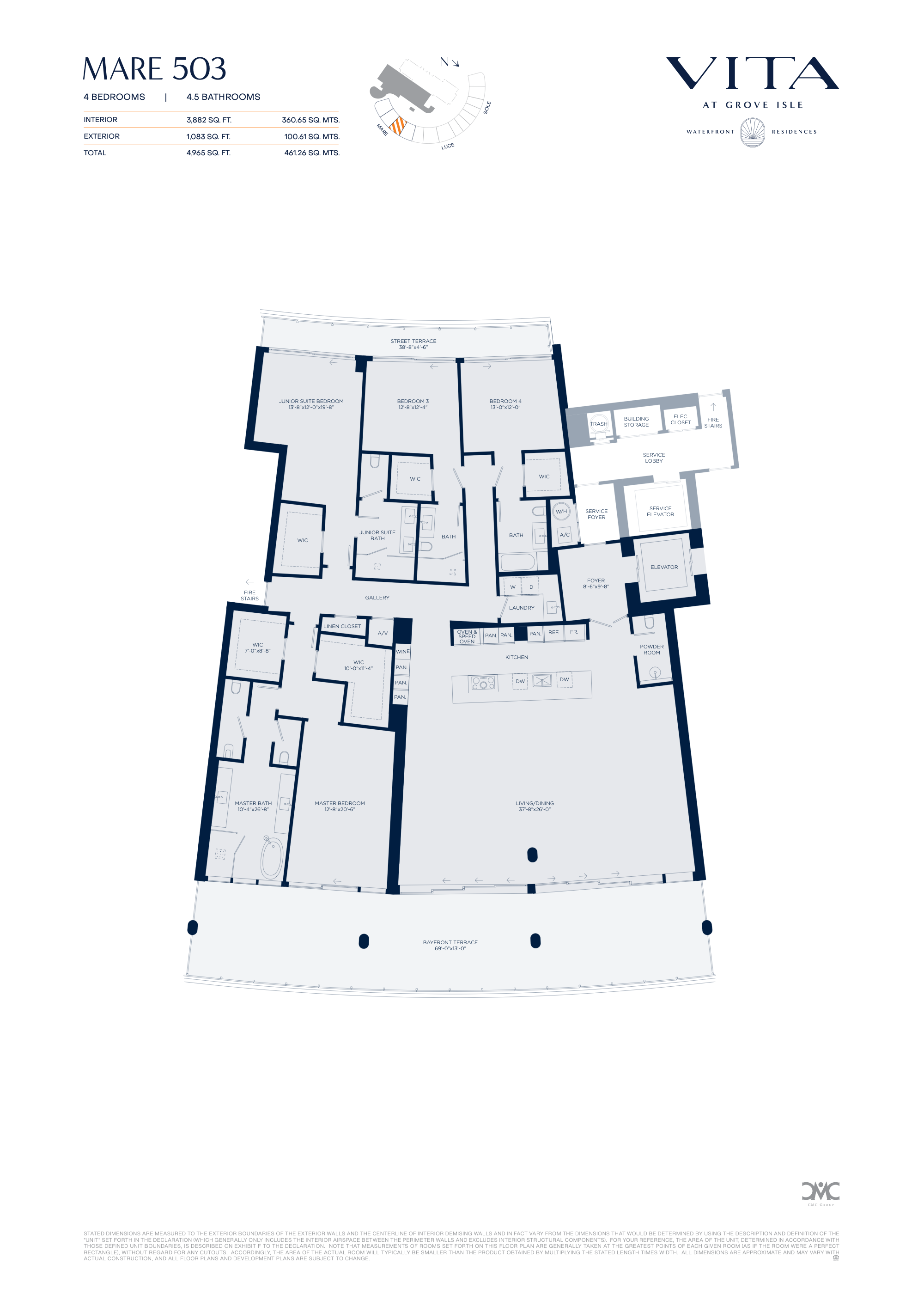 Vita at Grove Isle floorplan M503