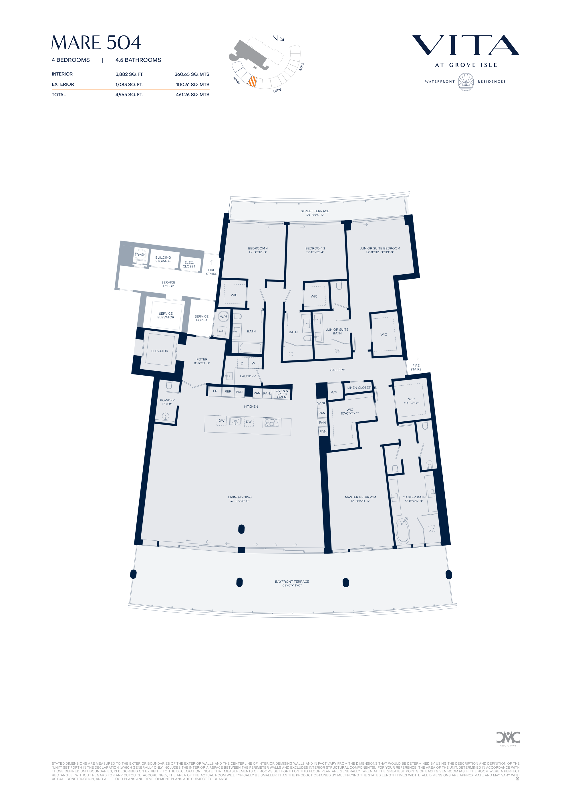 Vita at Grove Isle floorplan M504