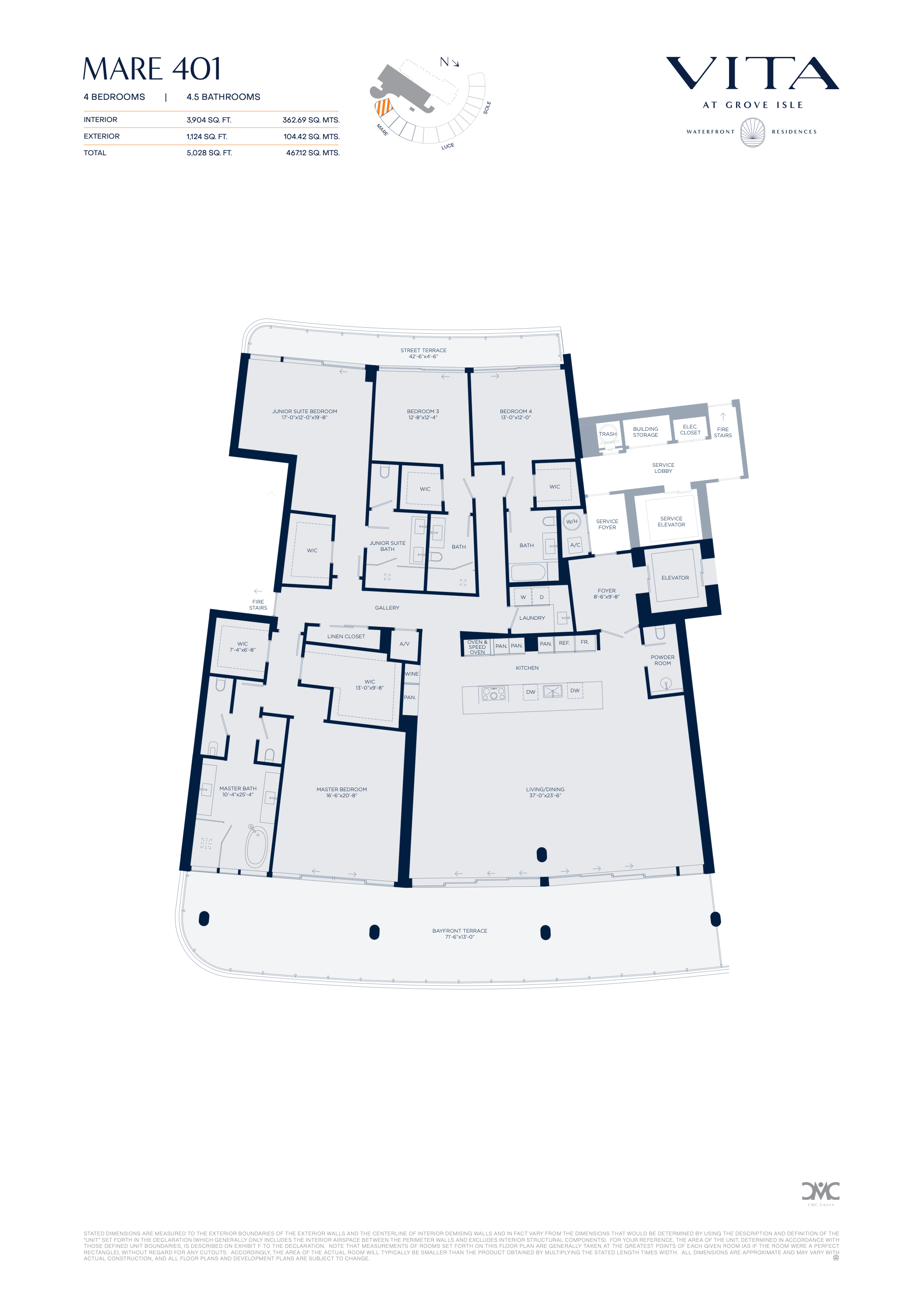 Vita at Grove Isle floorplan M401