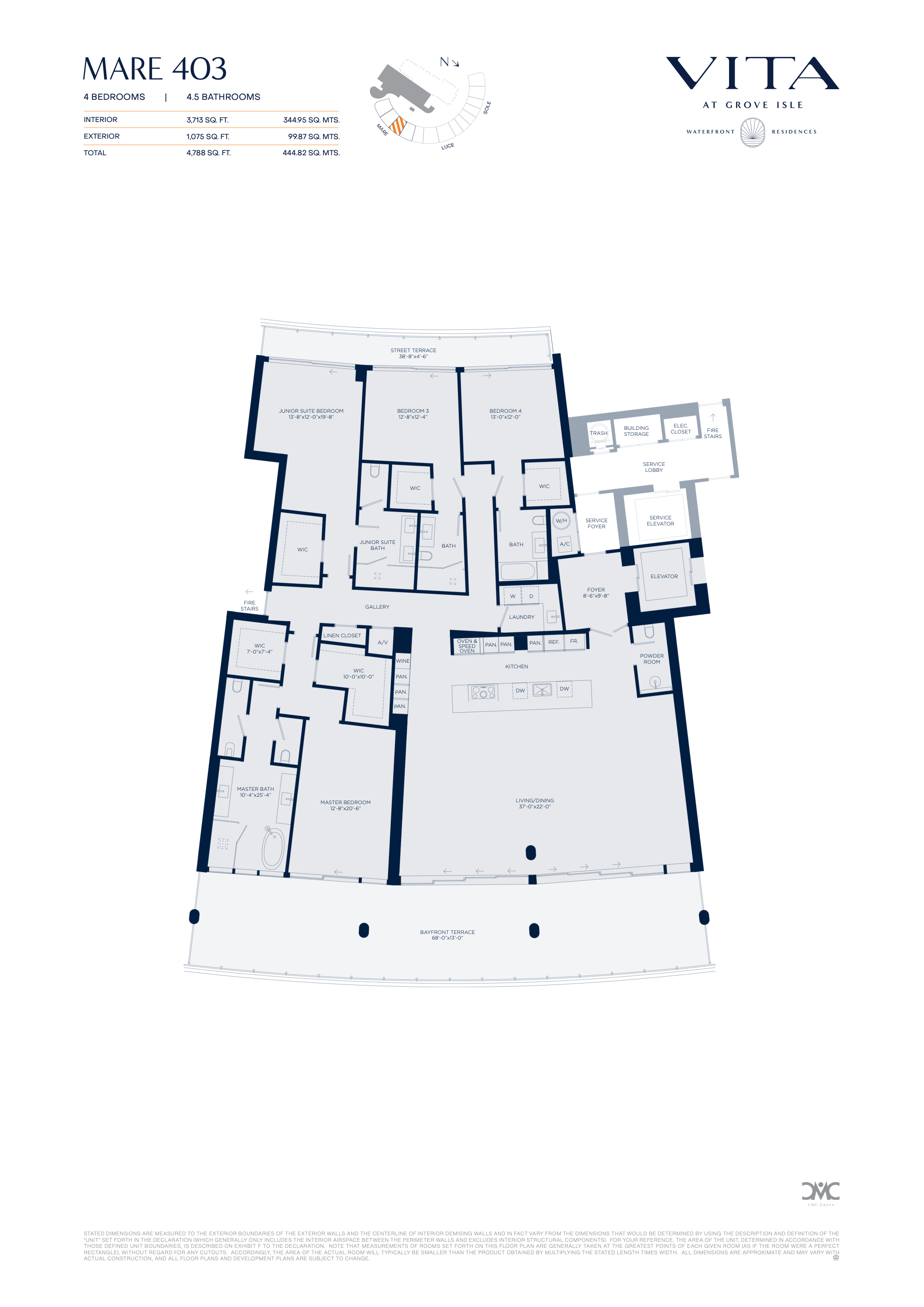 Vita at Grove Isle floorplan M403