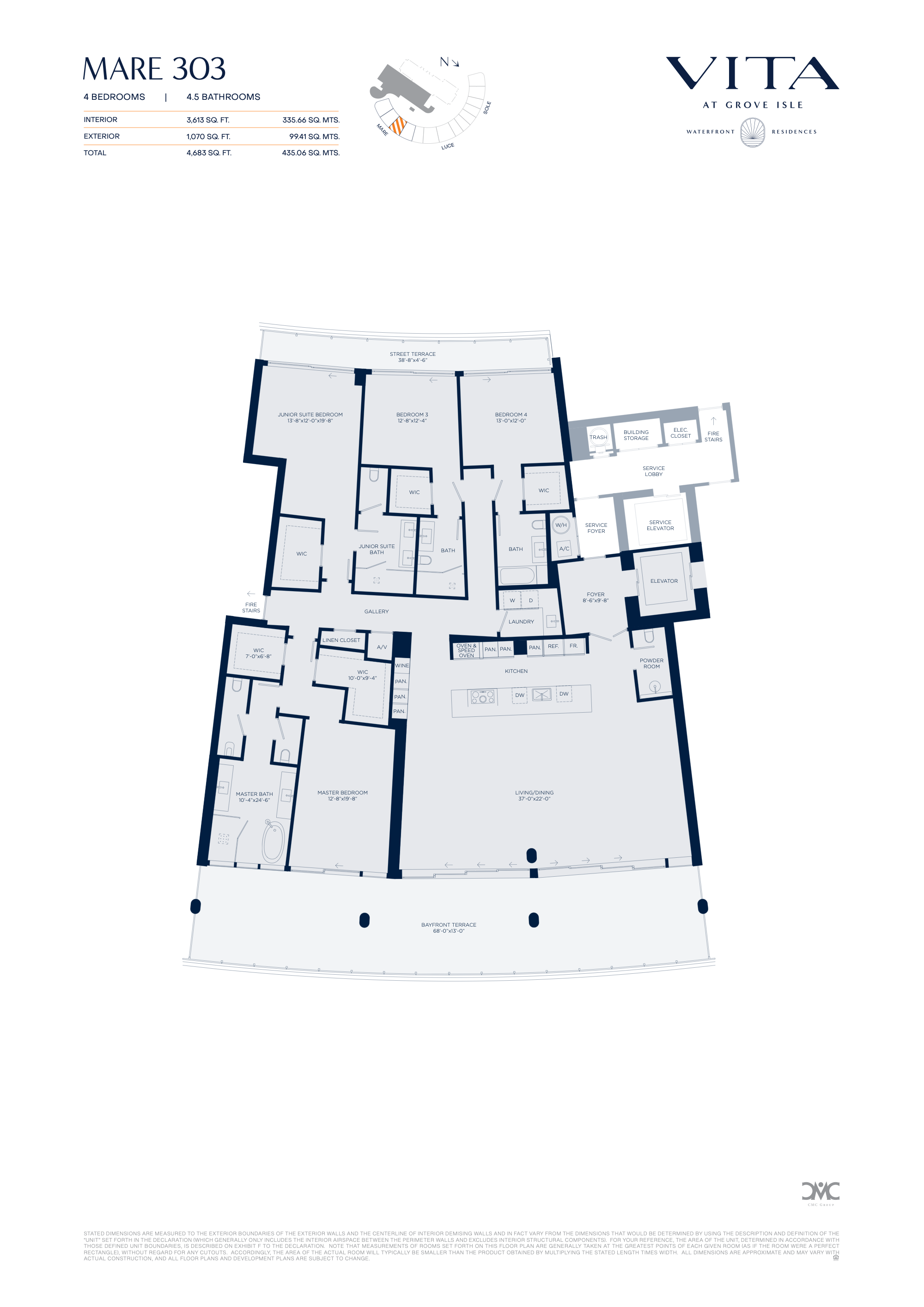 Vita at Grove Isle floorplan M303