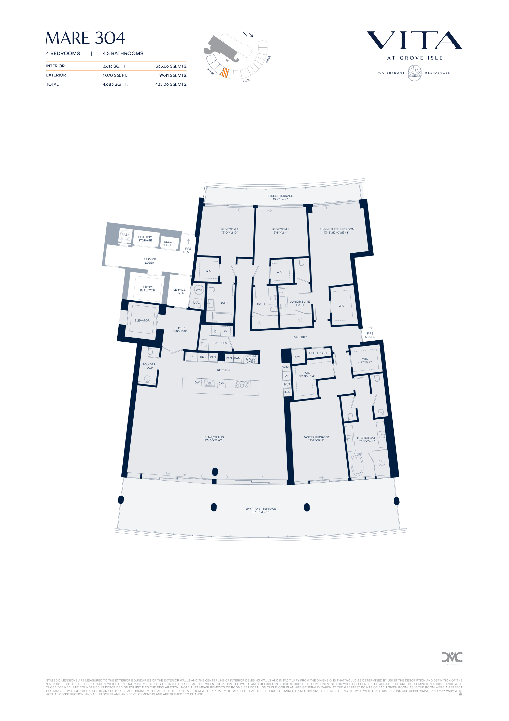 Vita at Grove Isle floorplan M304