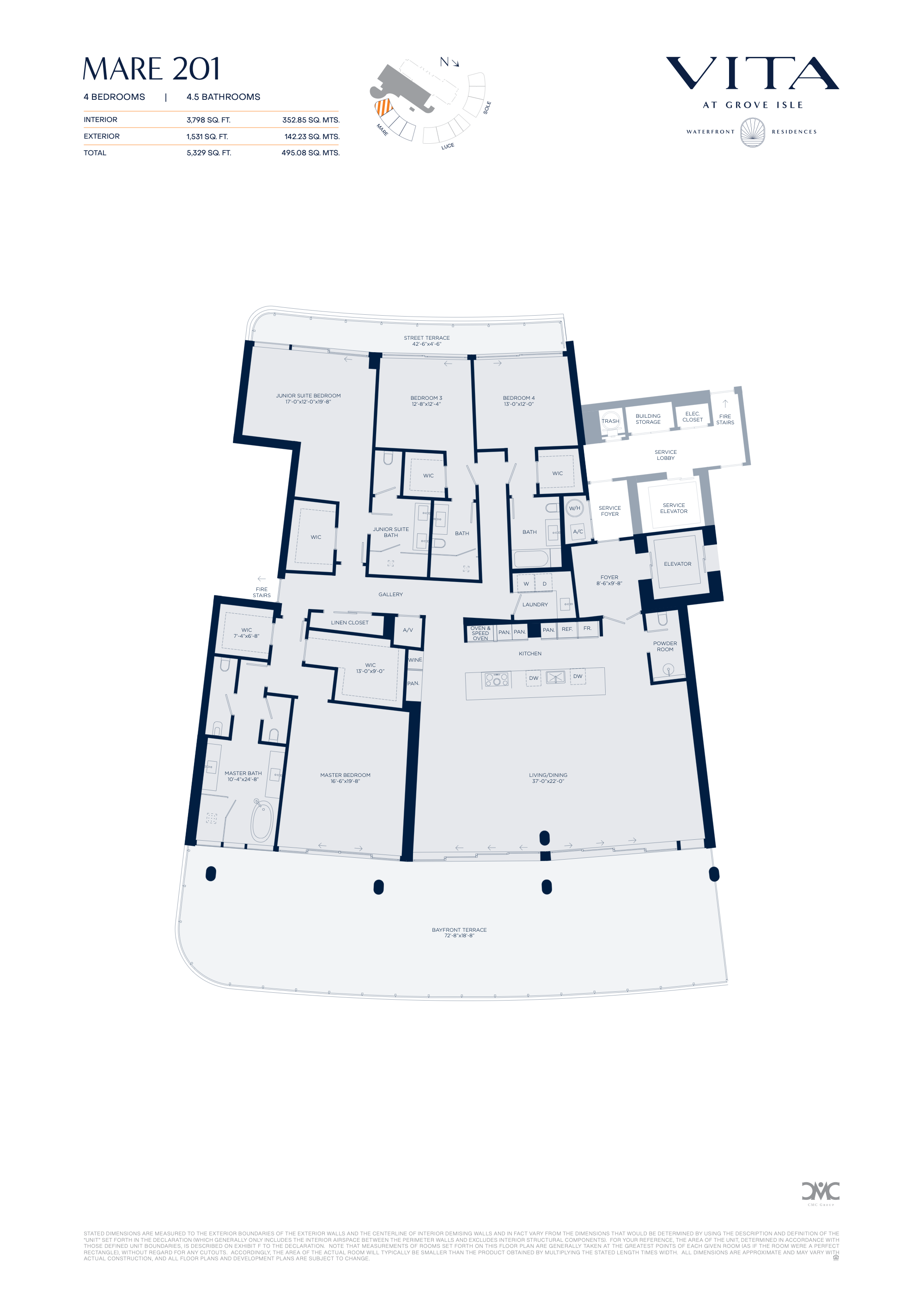 Vita at Grove Isle floorplan M201