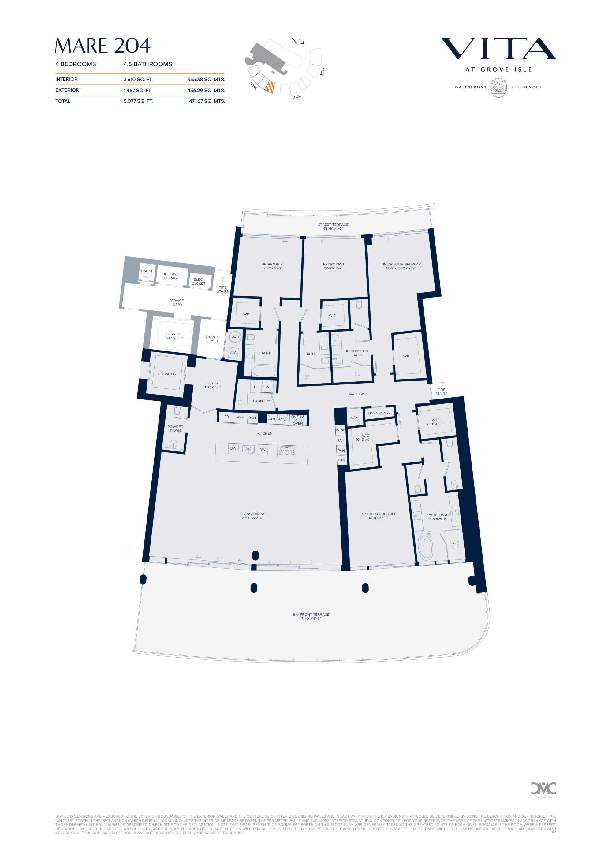 Vita at Grove Isle floorplan M204