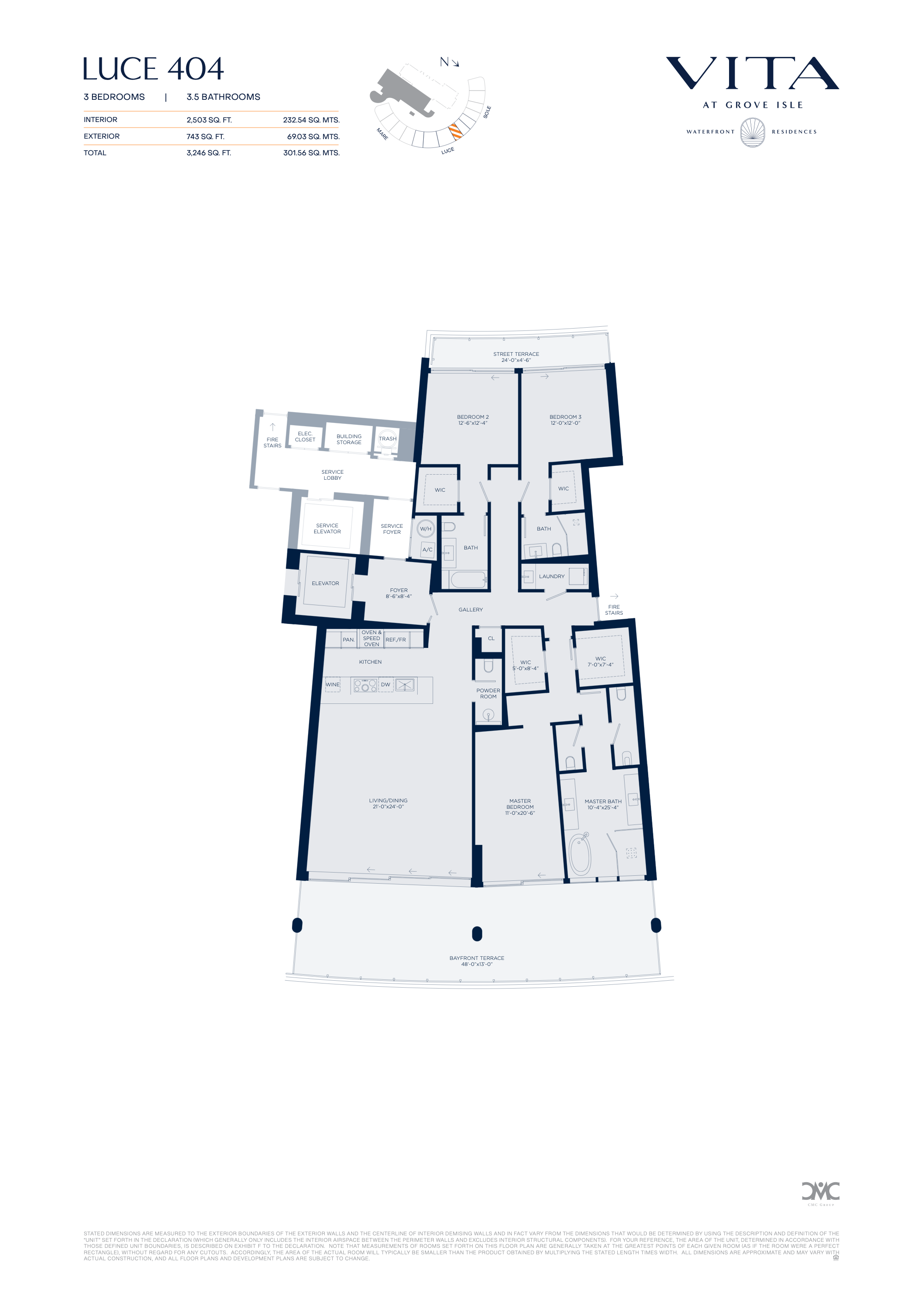 Vita at Grove Isle floorplan L404