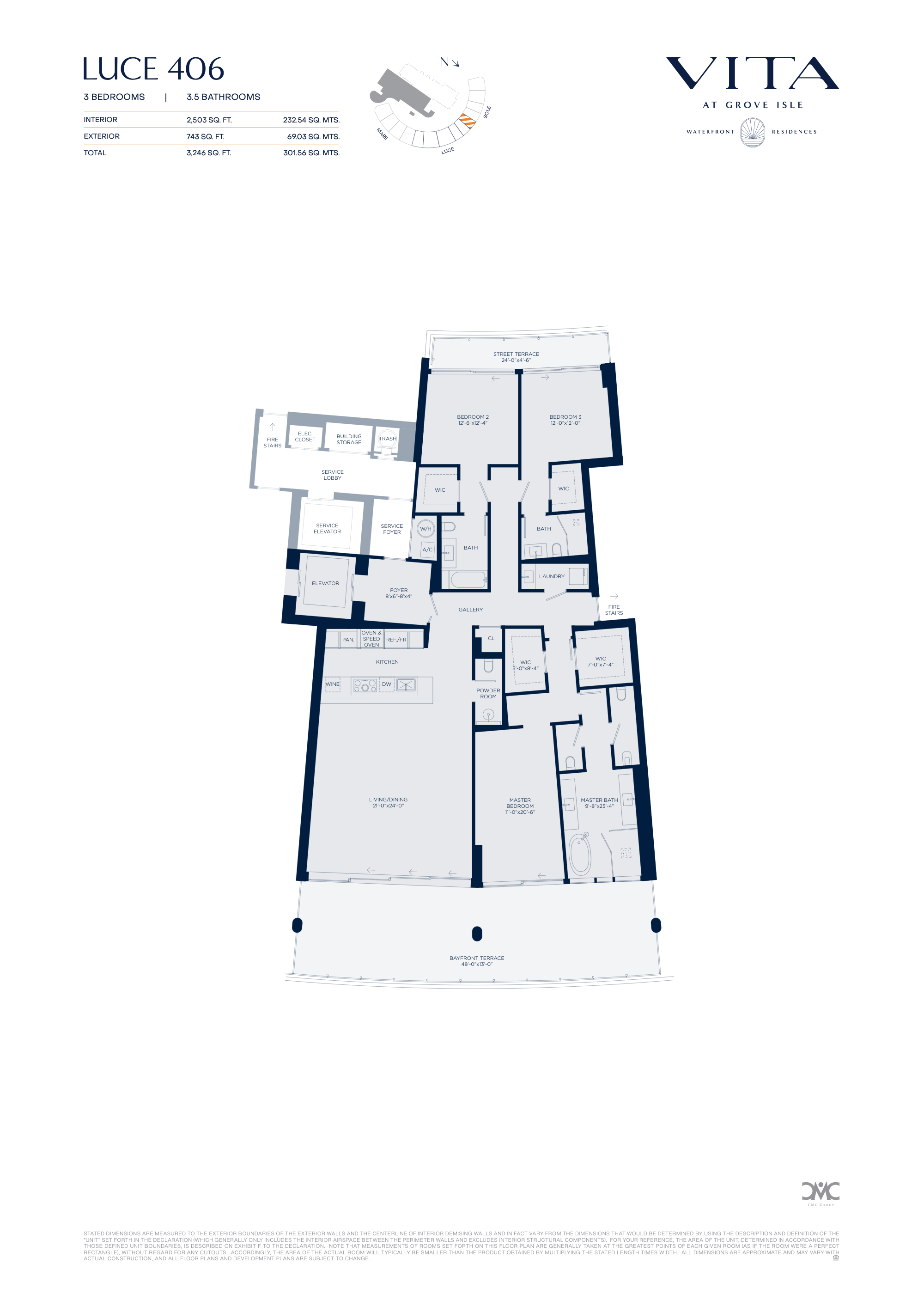 Vita at Grove Isle floorplan L406
