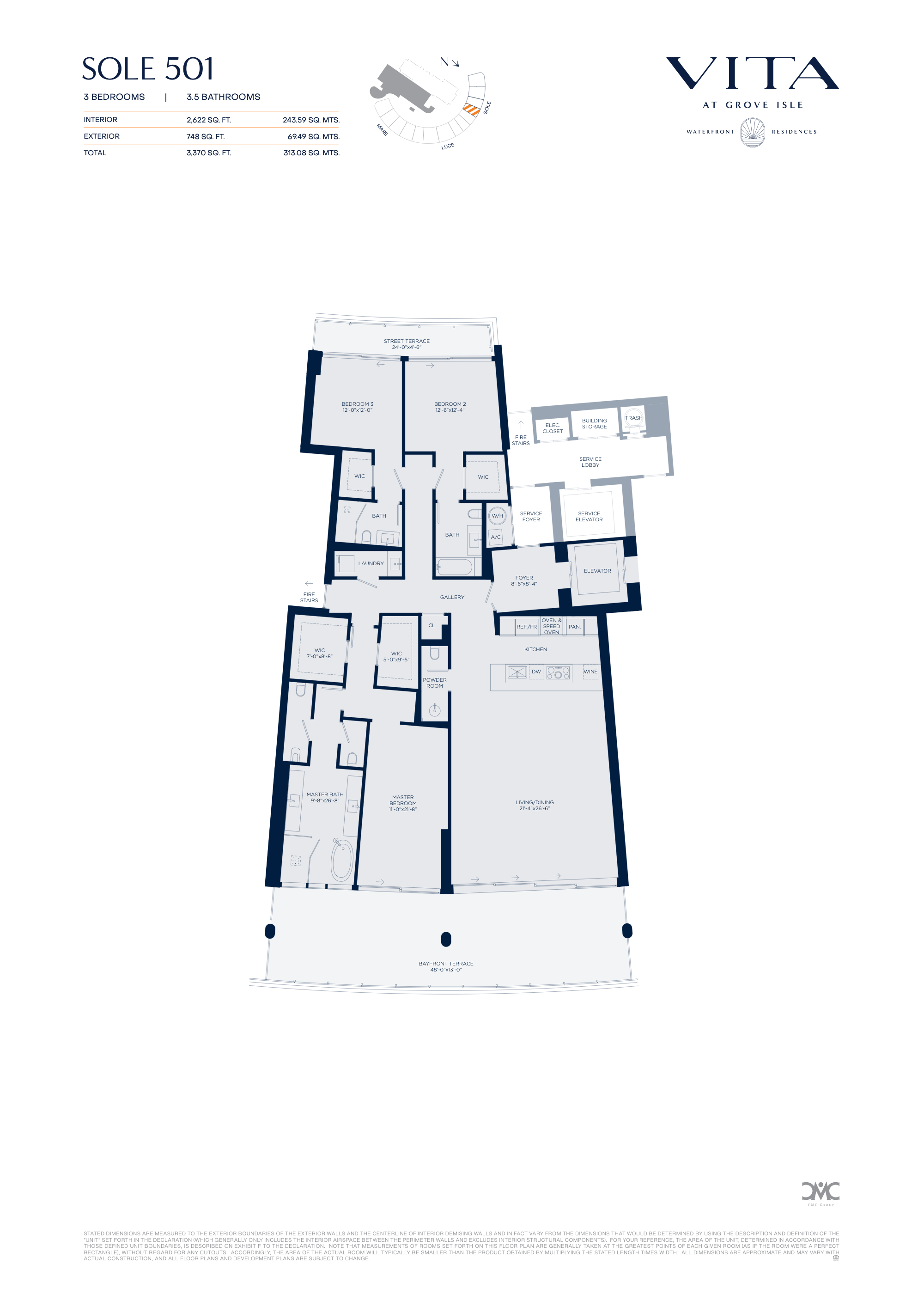 Vita at Grove Isle floorplan S501