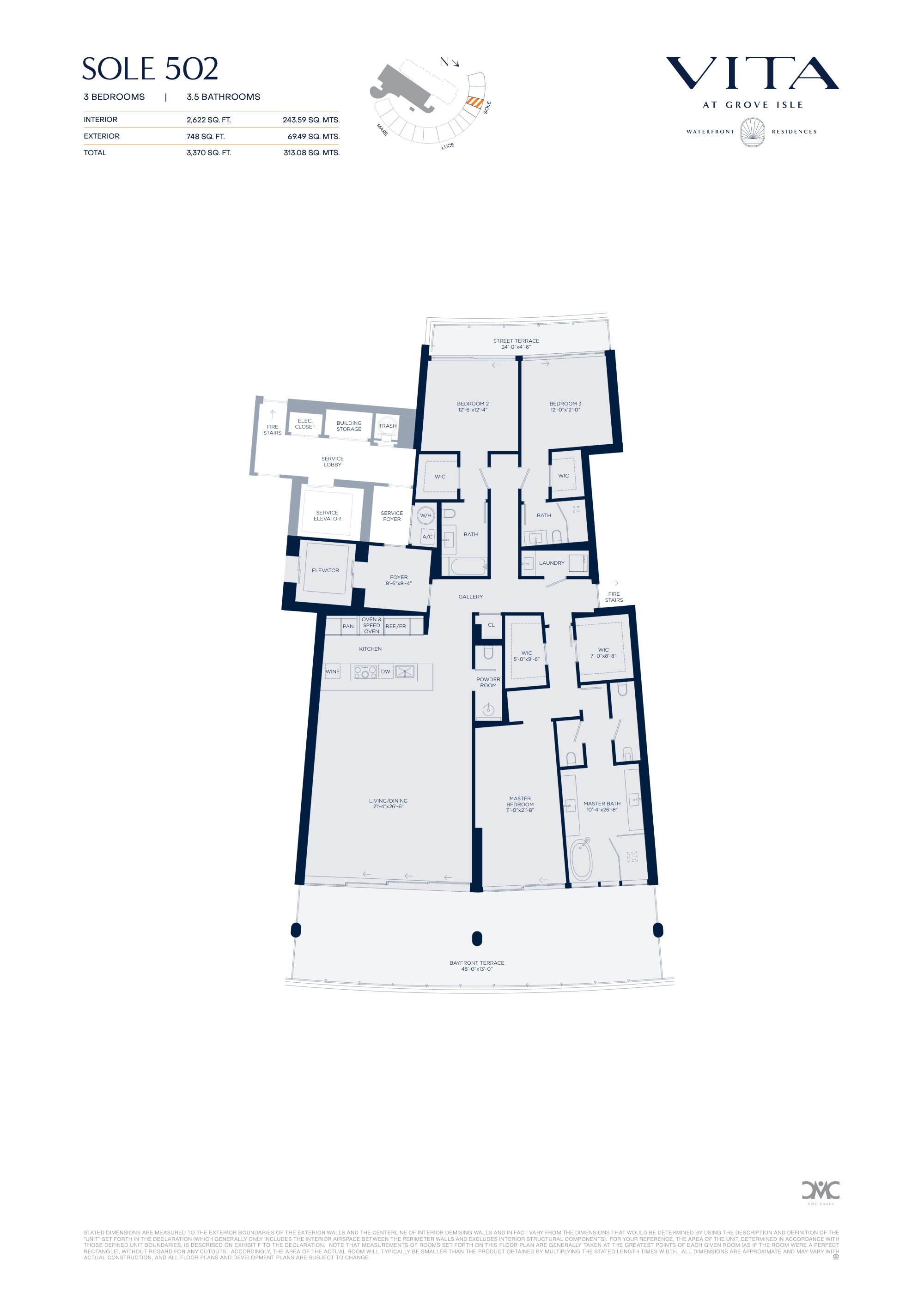 Vita at Grove Isle floorplan S502