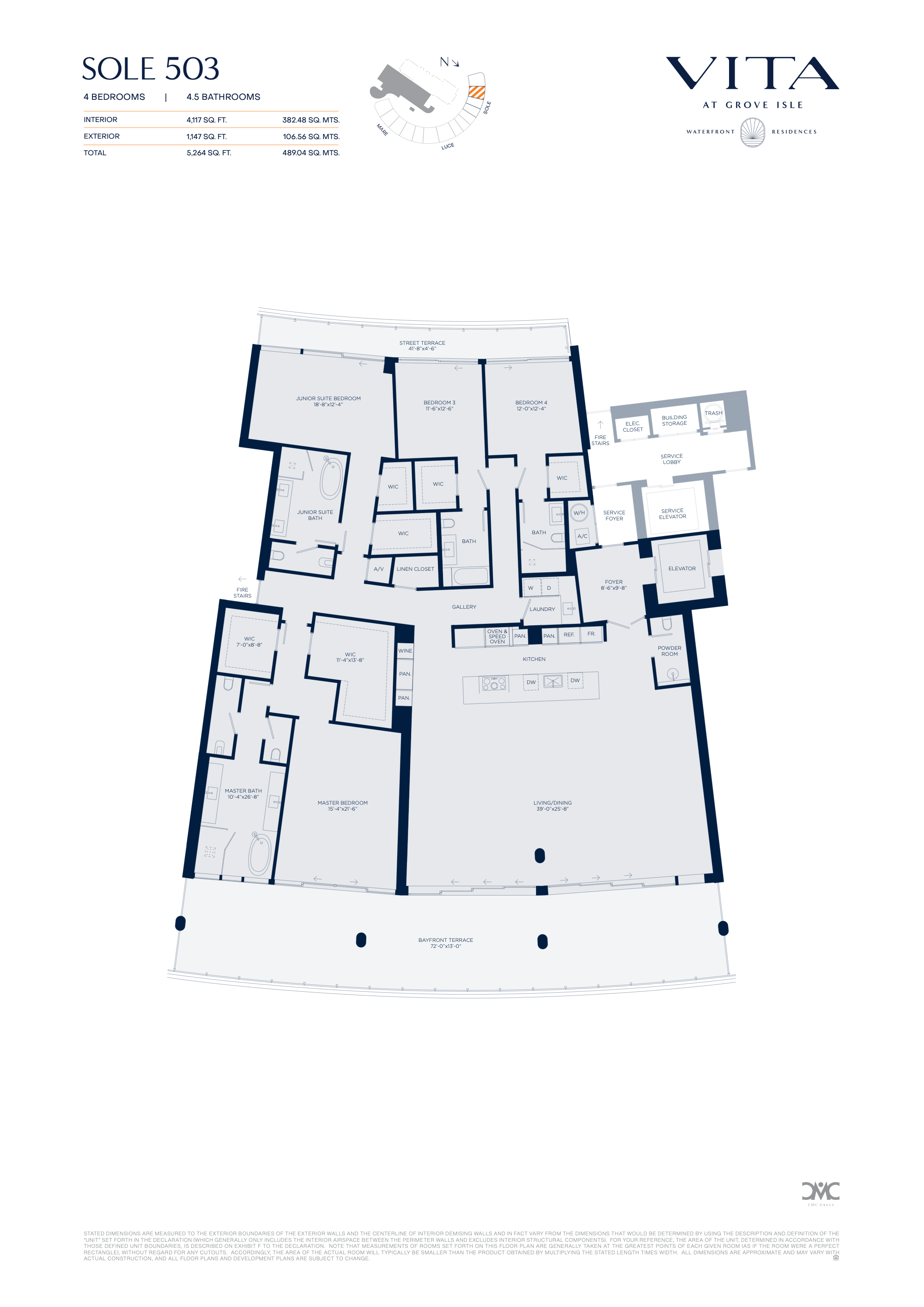 Vita at Grove Isle floorplan S503