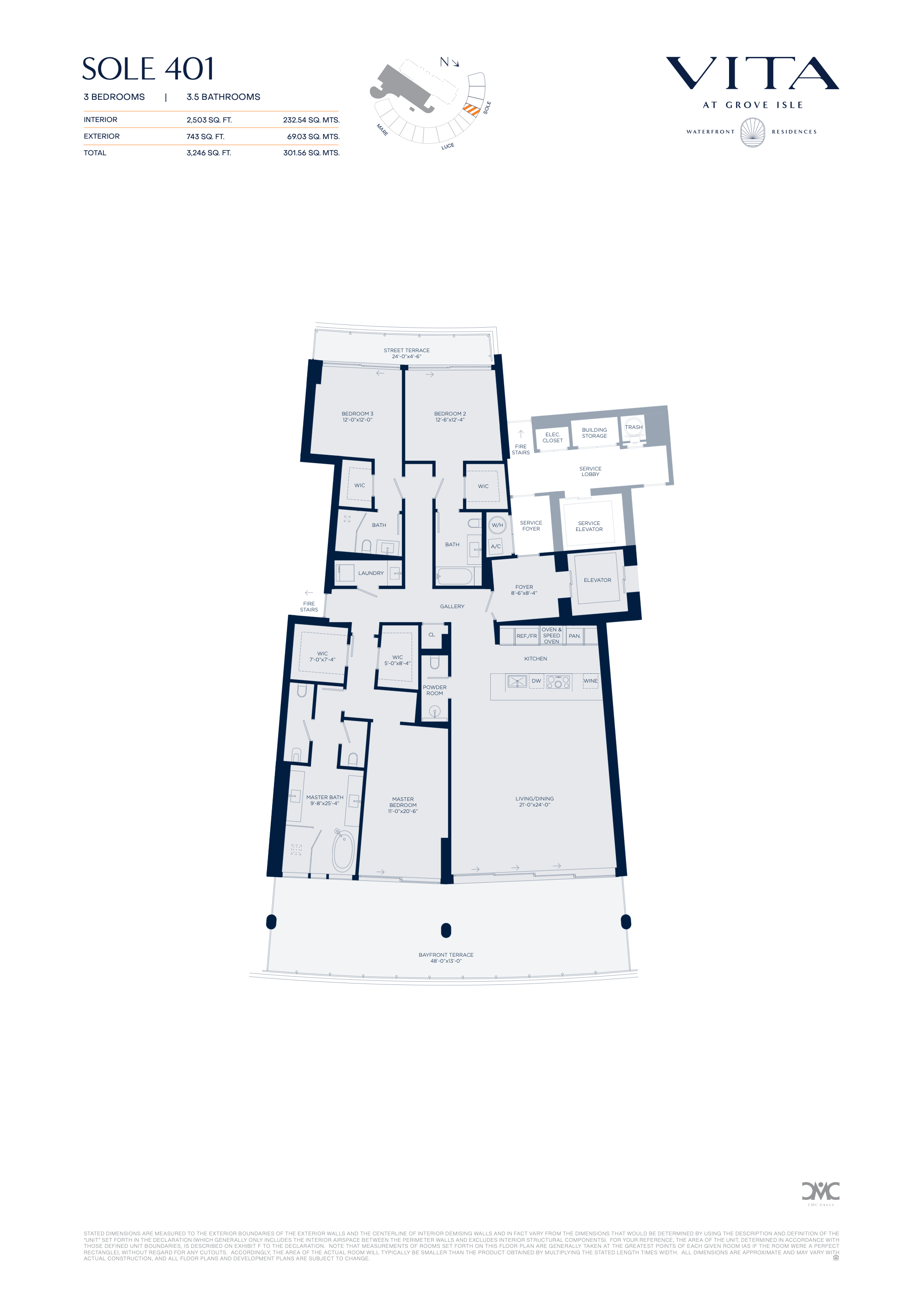Vita at Grove Isle floorplan S401