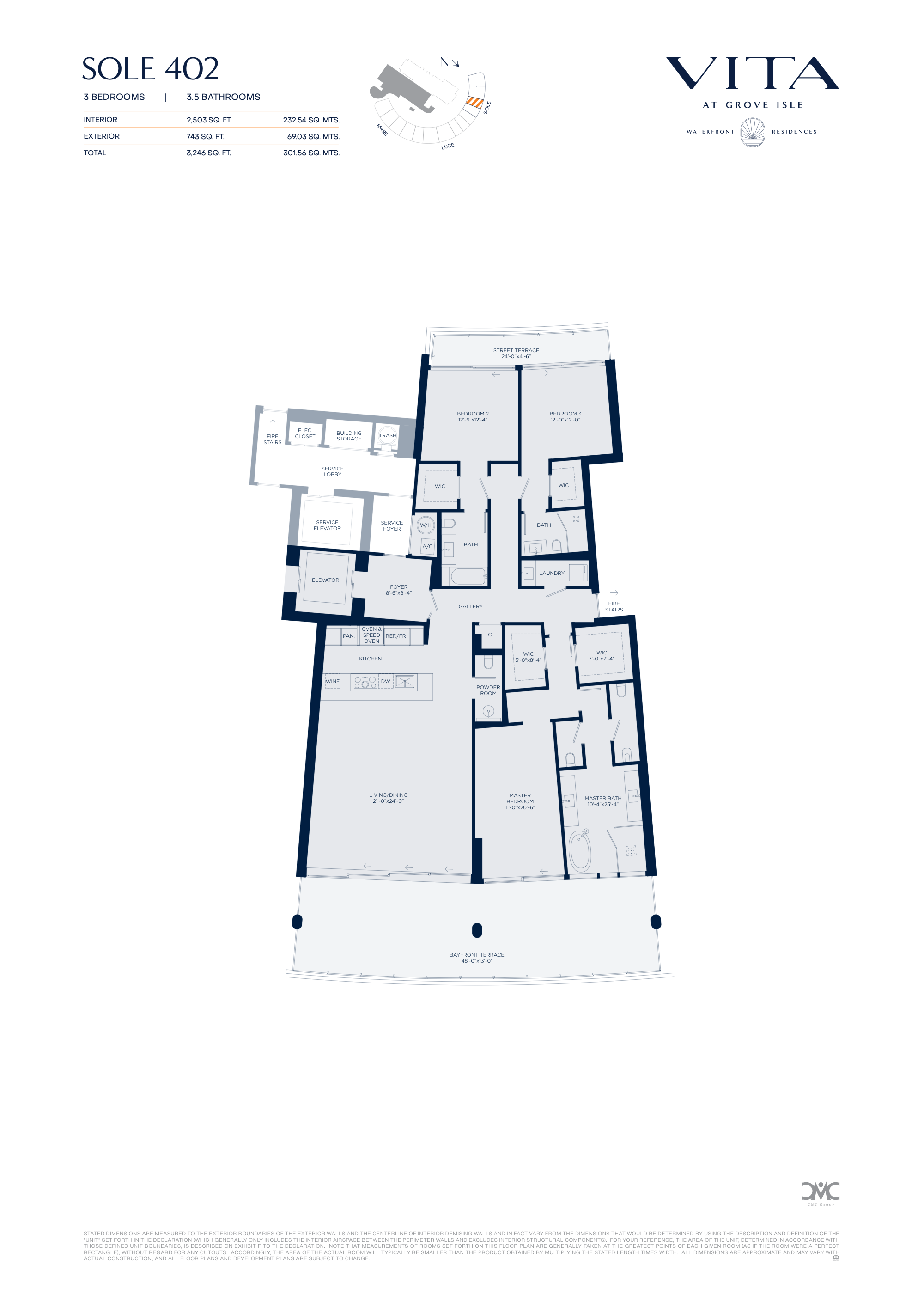 Vita at Grove Isle floorplan S402
