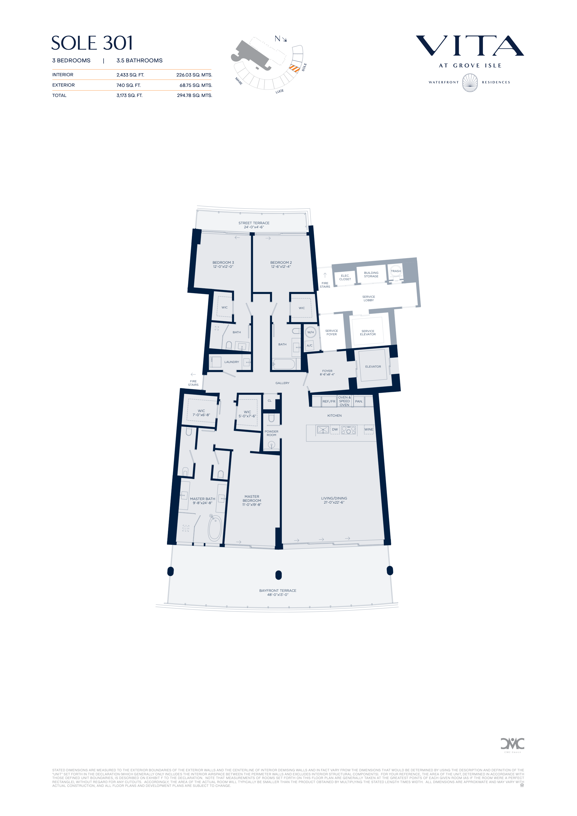 Vita at Grove Isle floorplan S301