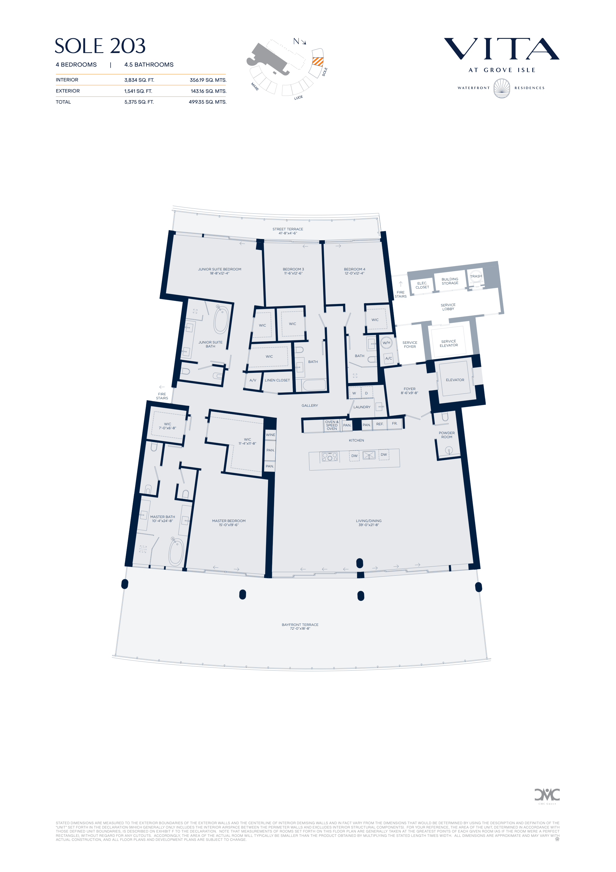 Vita at Grove Isle floorplan S203