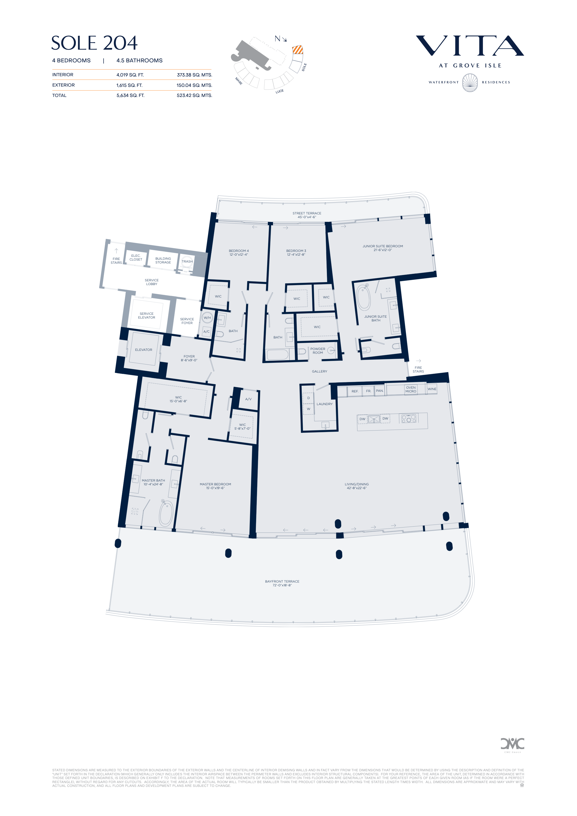 Vita at Grove Isle floorplan S204