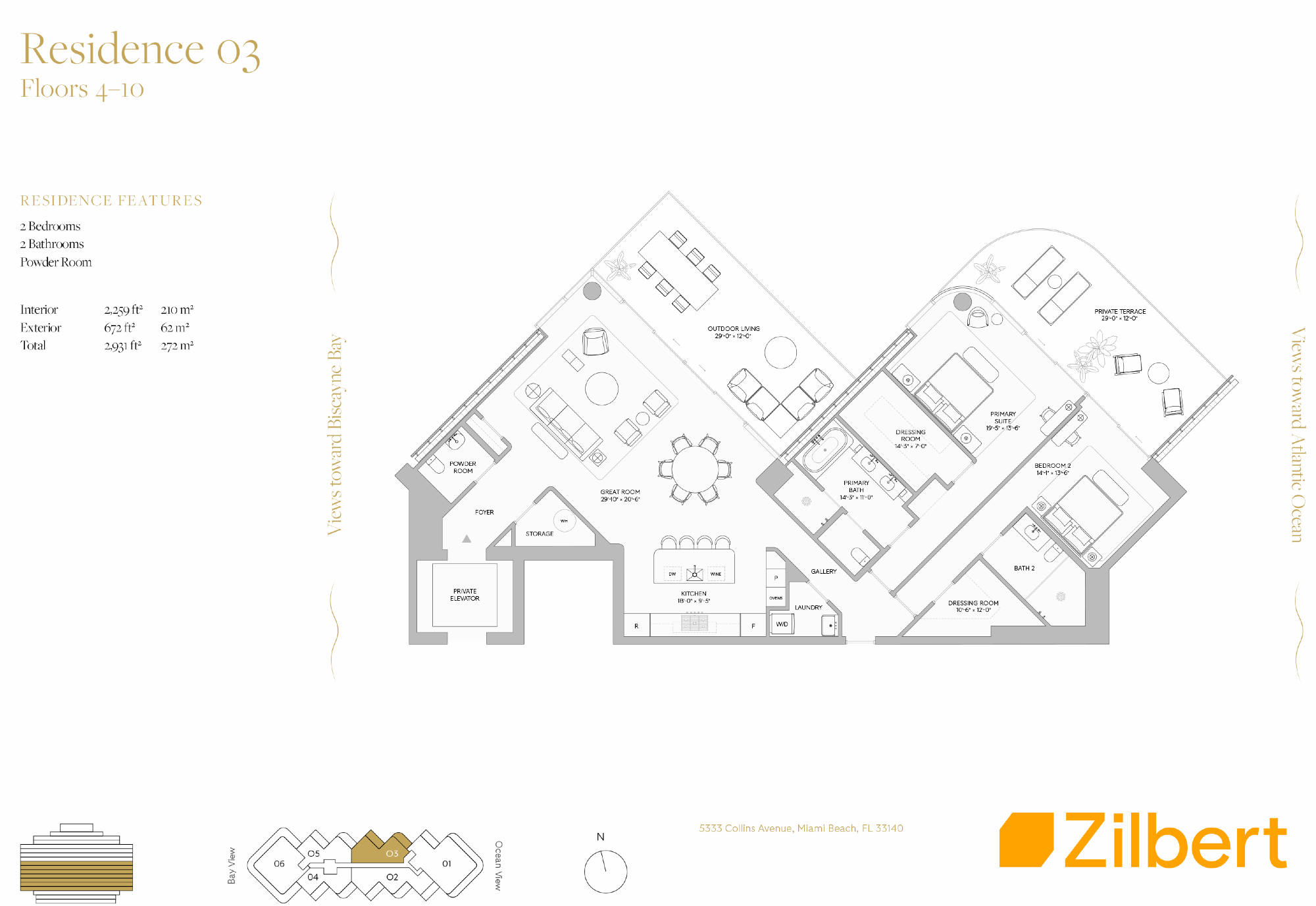 The Perigon floorplan 03 FL 4-10