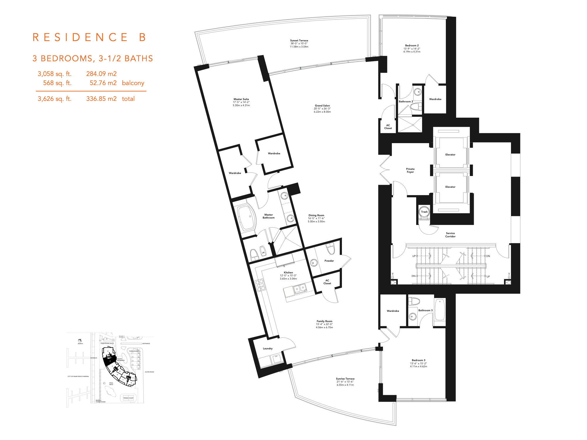Murano Grande floorplan B