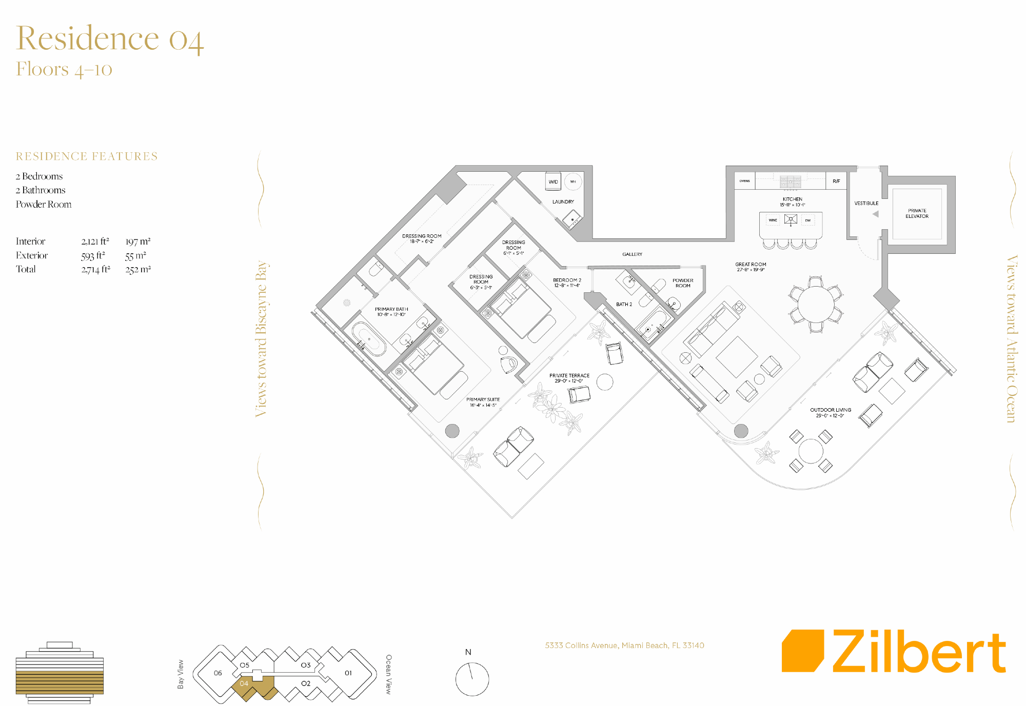The Perigon floorplan 04 FL 4-10