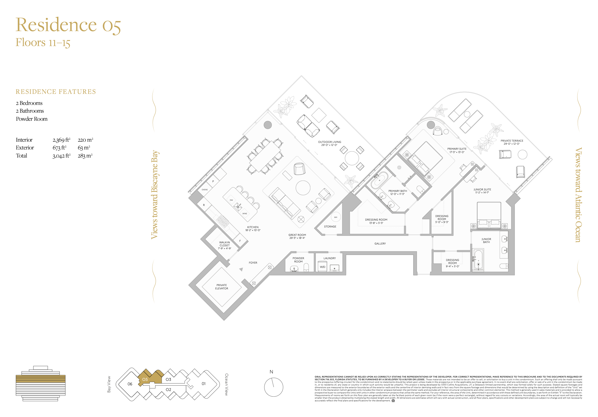 The Perigon floorplan 05 FL 11-15