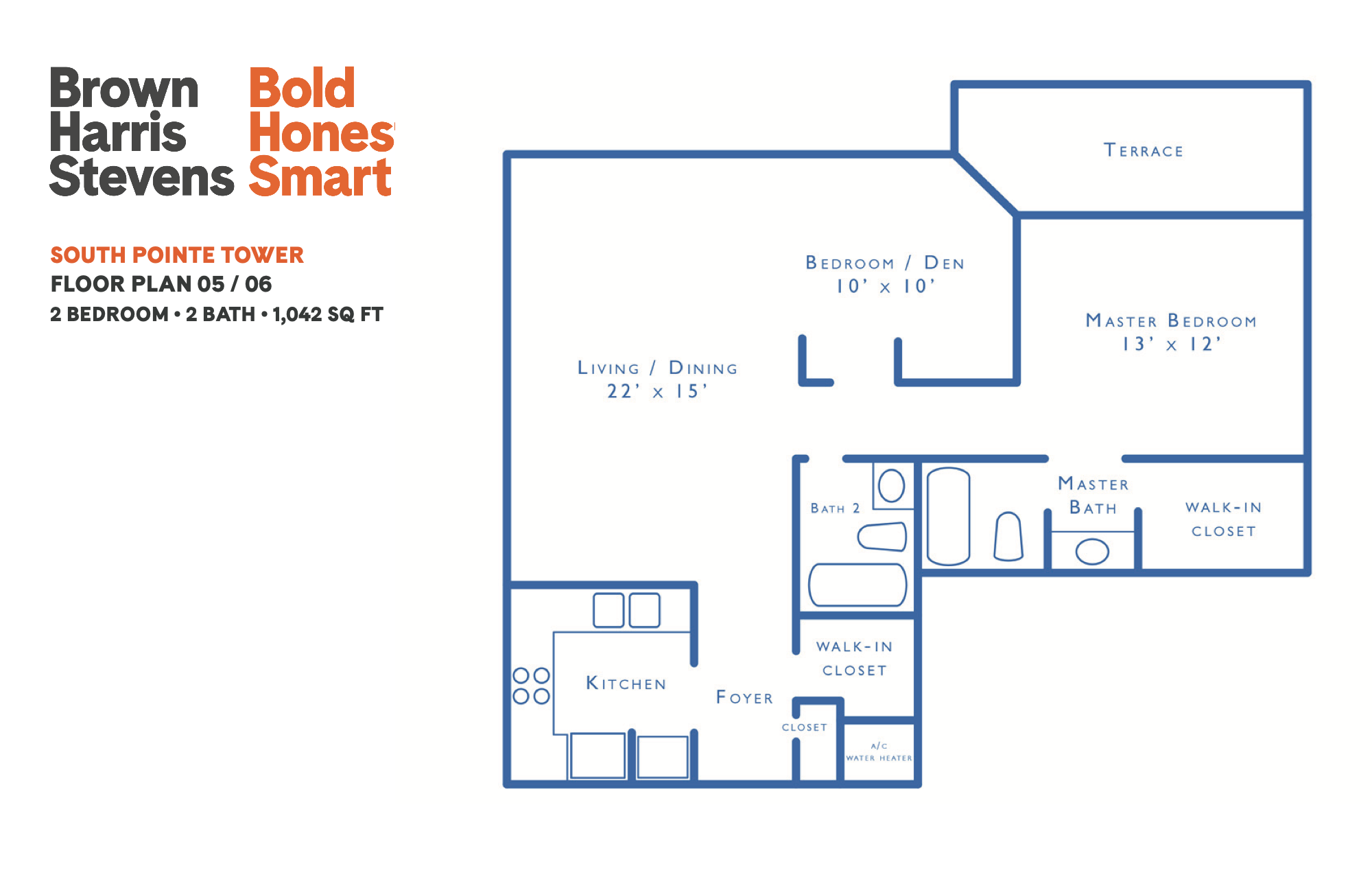 Floorplan 06, South Pointe Towers unit 906