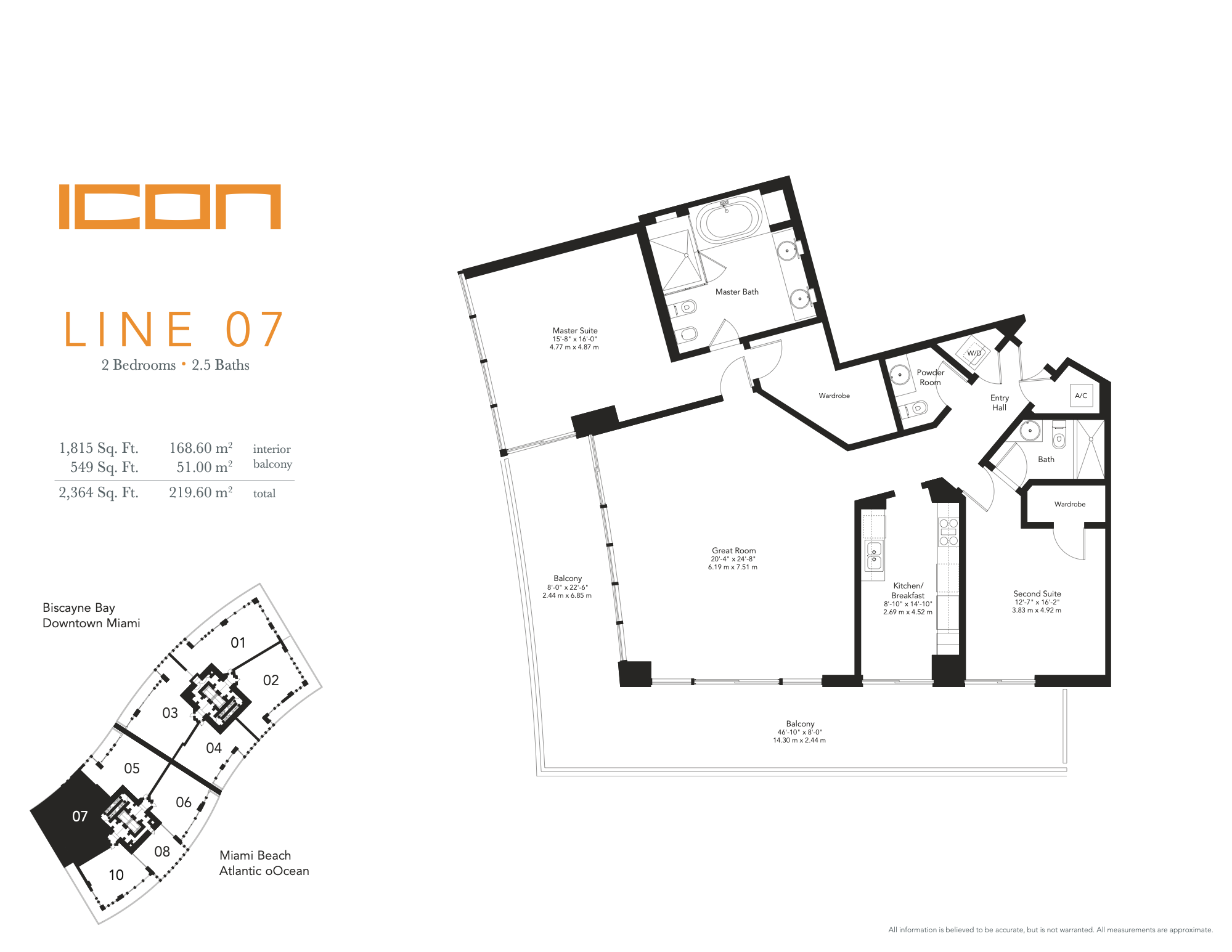 ICON South Beach floorplan H
