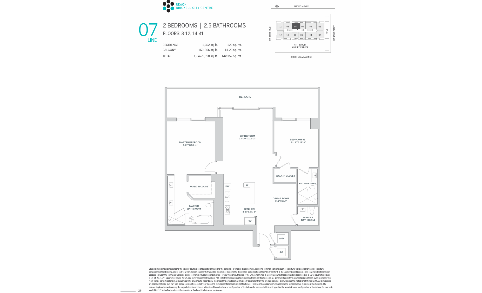 Brickell City Centre Reach floorplan 07