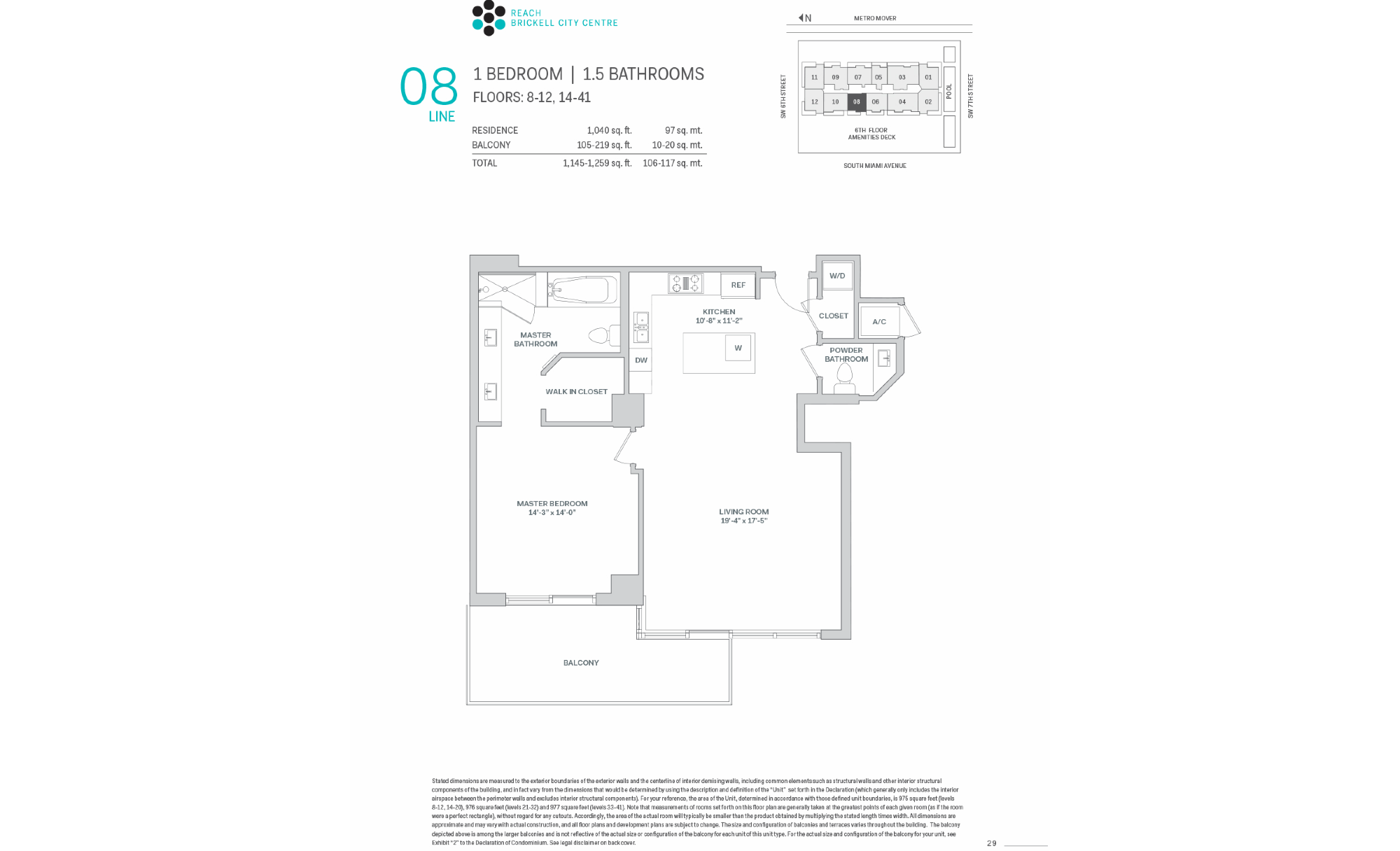 Brickell City Centre Reach floorplan 08