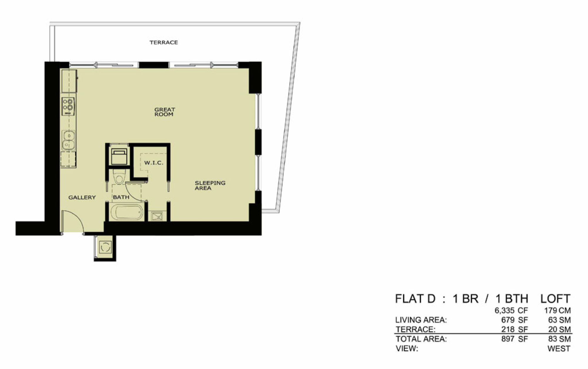 Infinity floorplan D