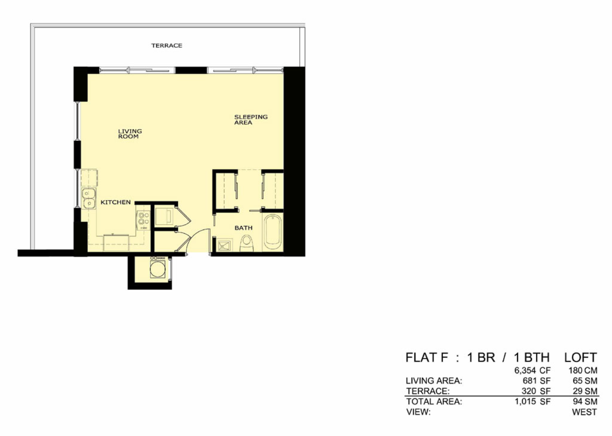 Infinity floorplan F