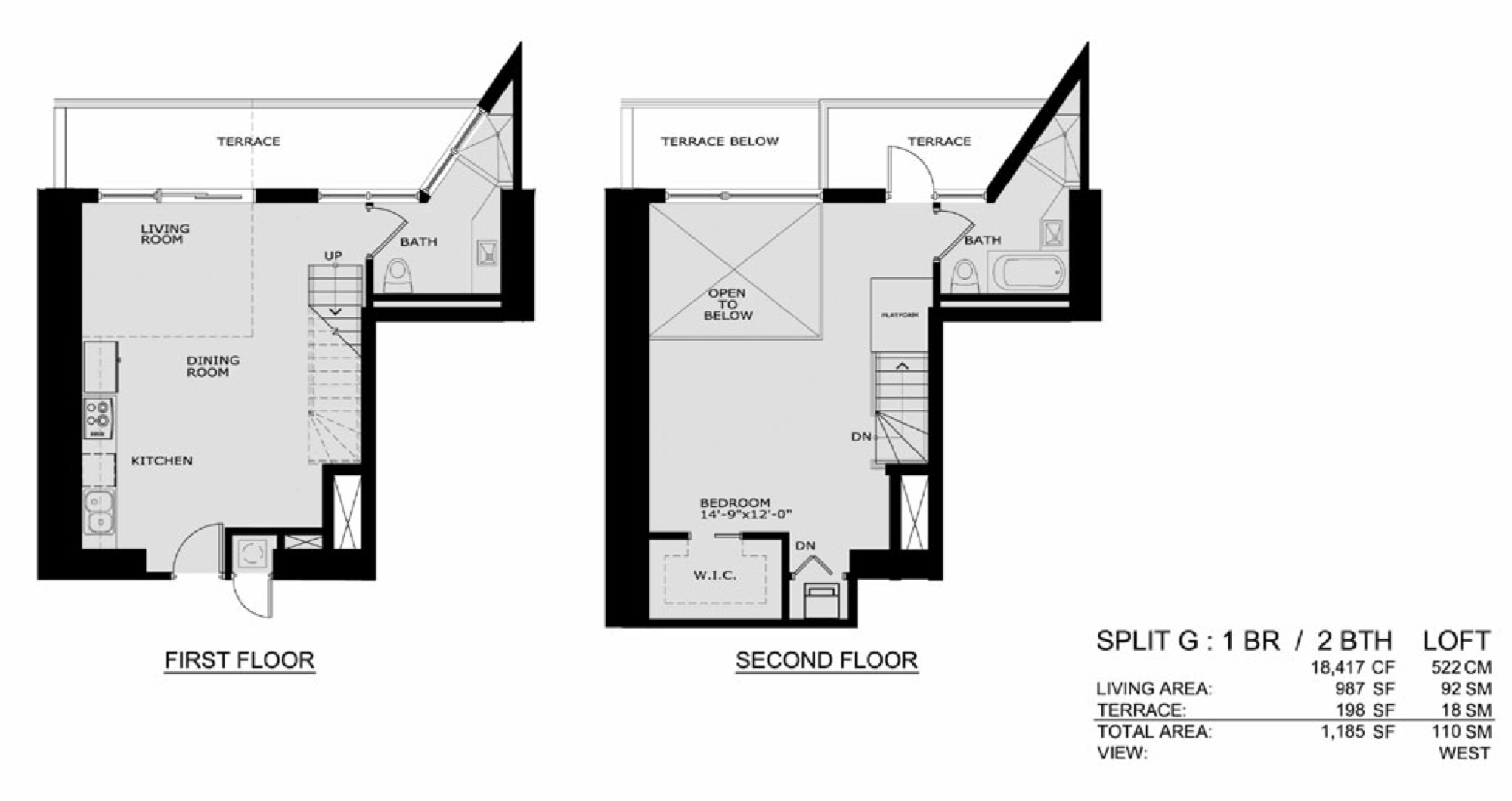 Infinity floorplan G