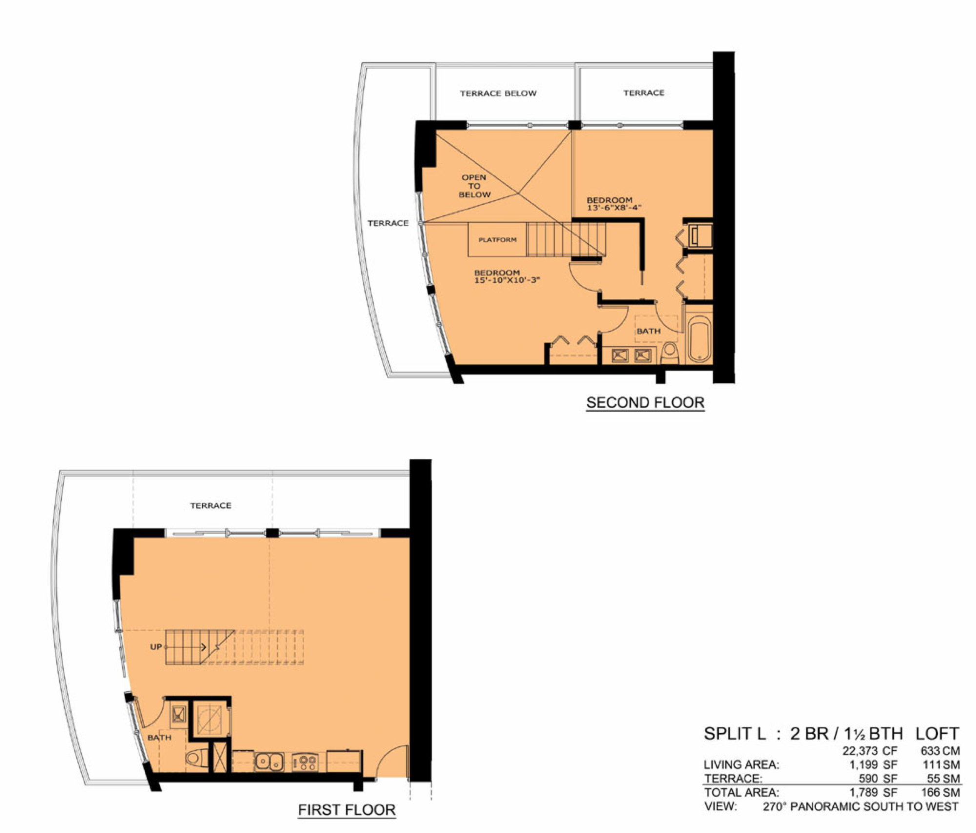 Infinity floorplan L