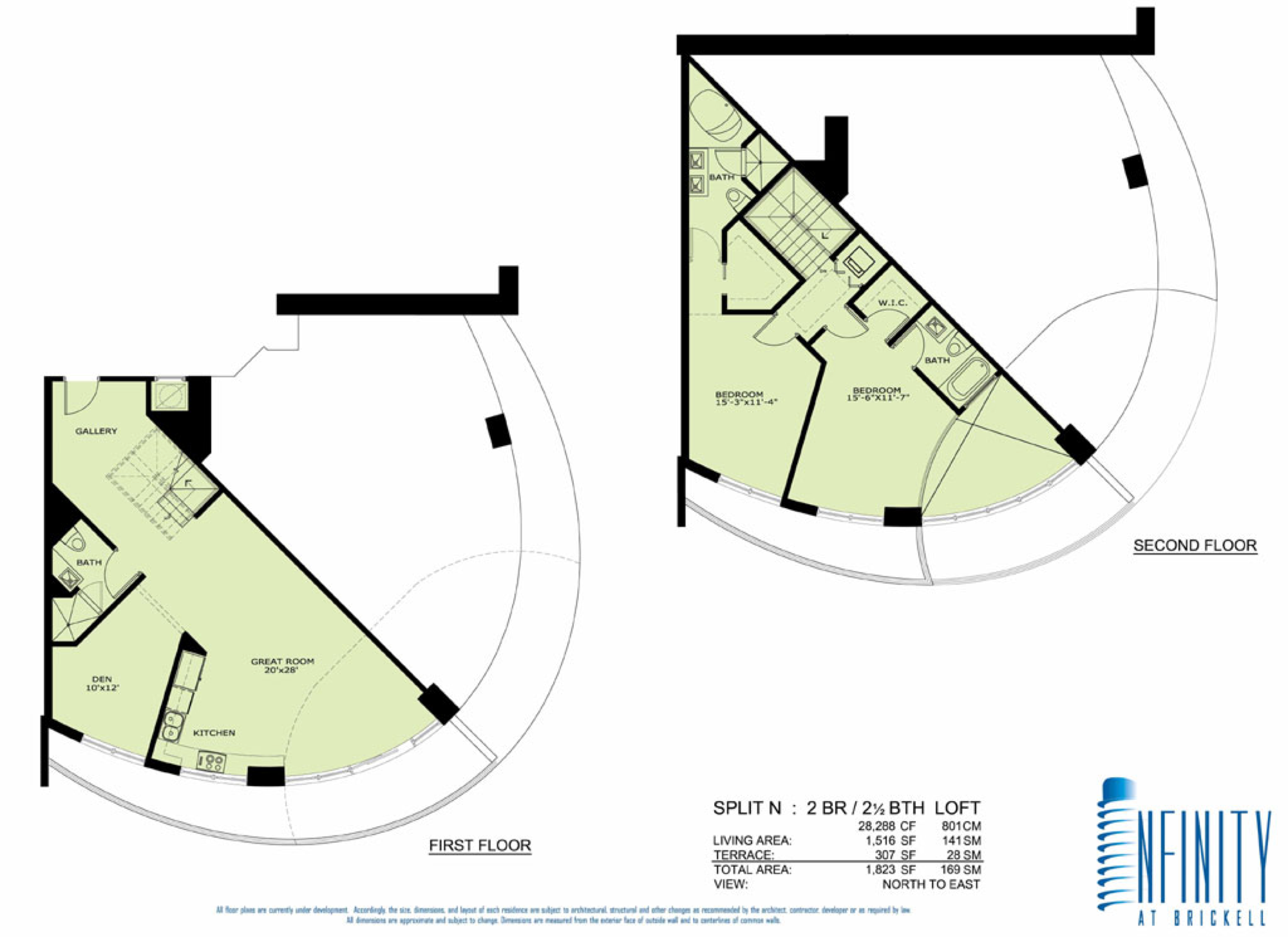 Infinity floorplan N