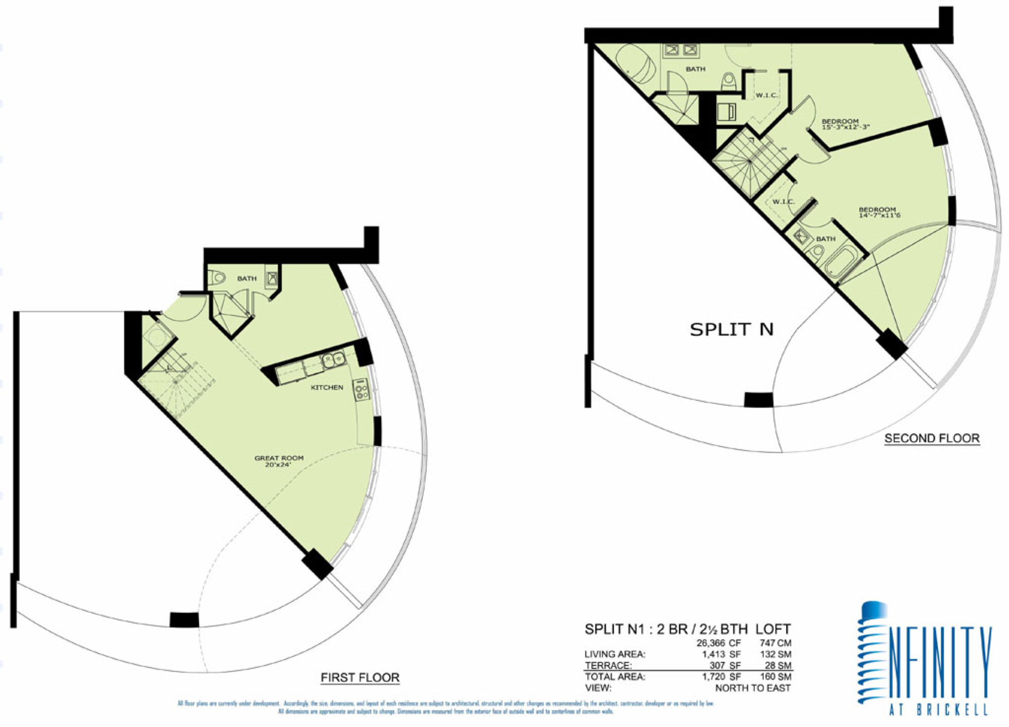 Infinity floorplan N1