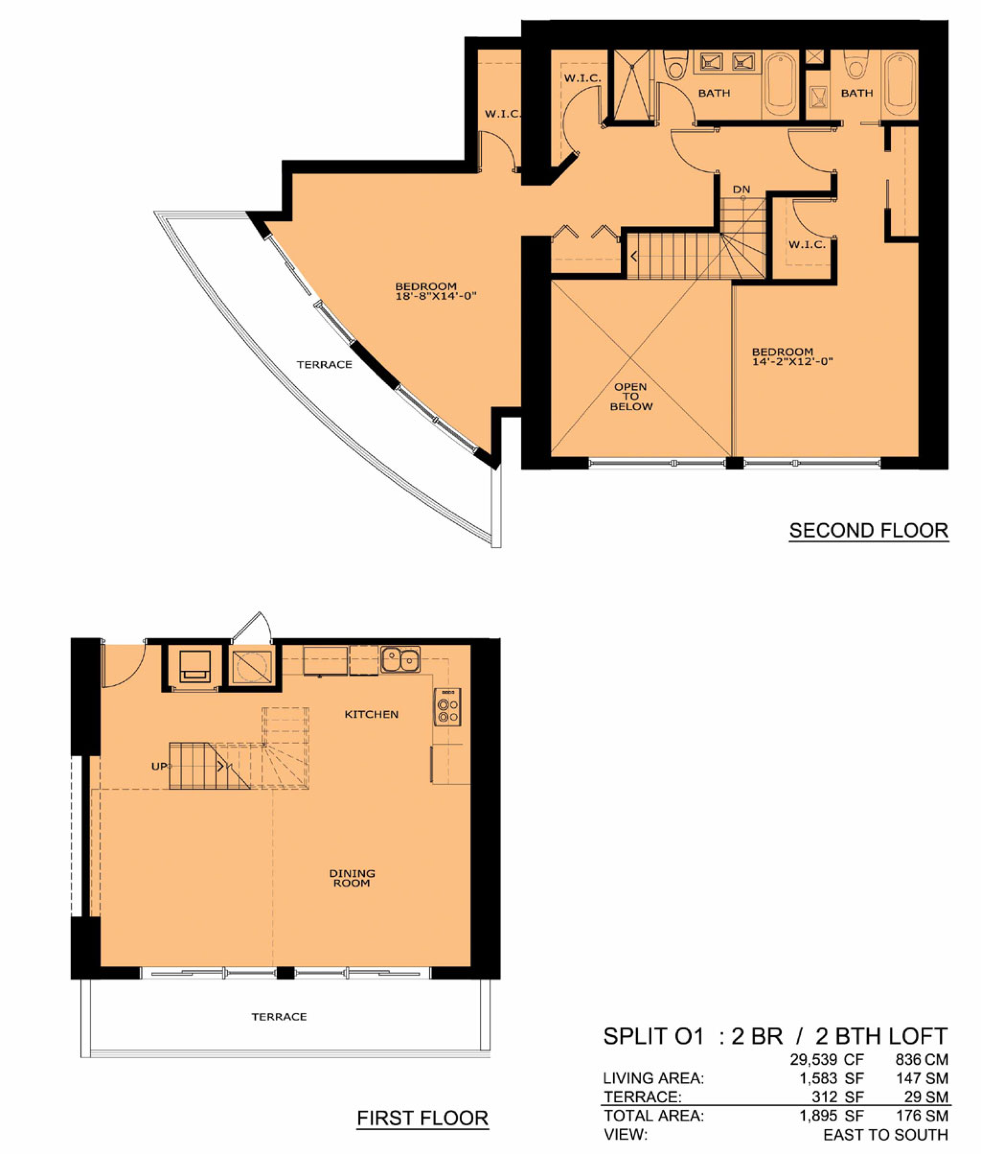 Infinity floorplan O1
