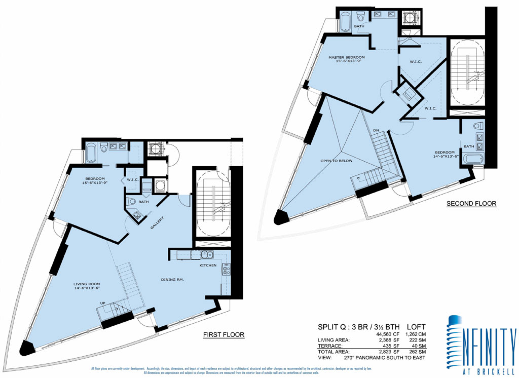 Infinity floorplan Q