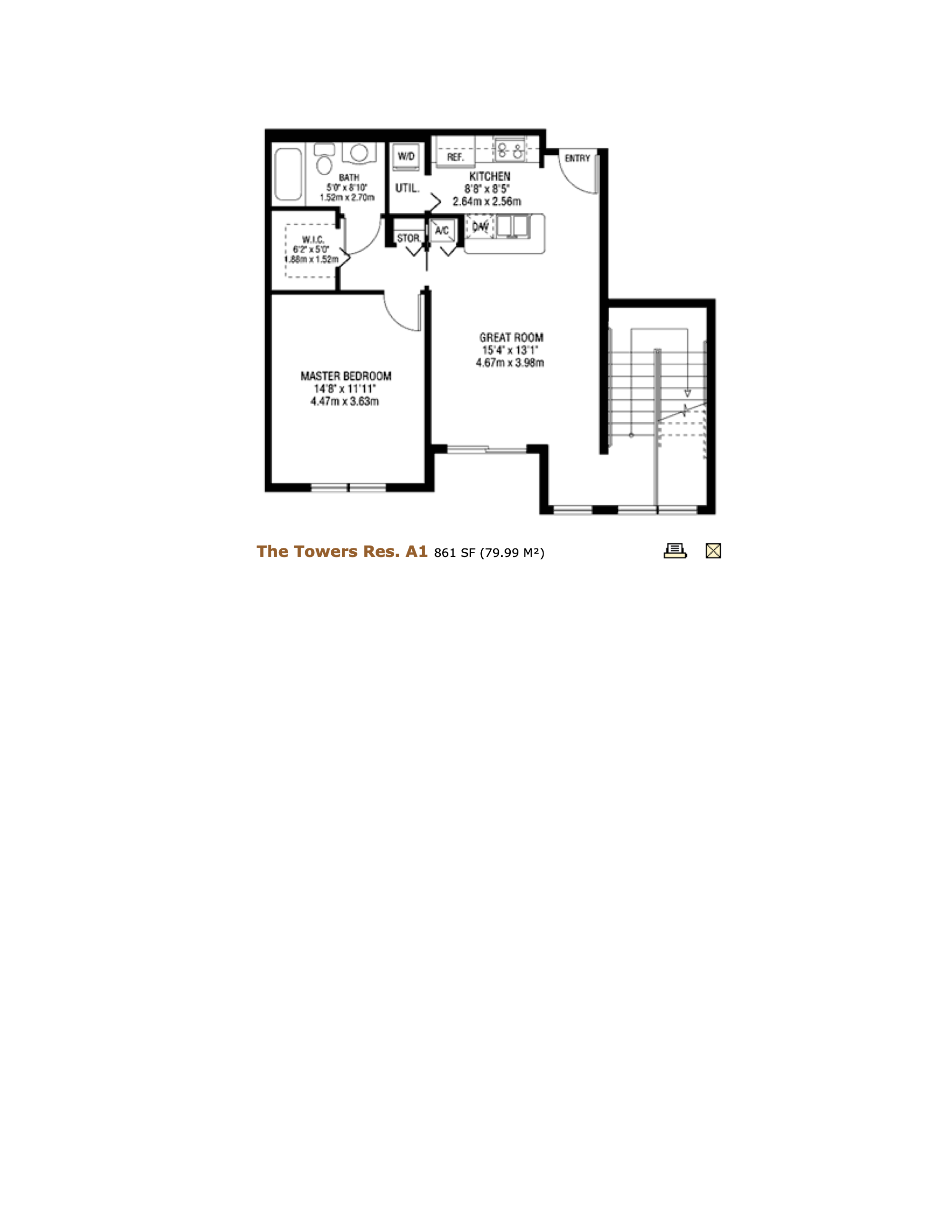 Cosmopolitan Towers floorplan A1