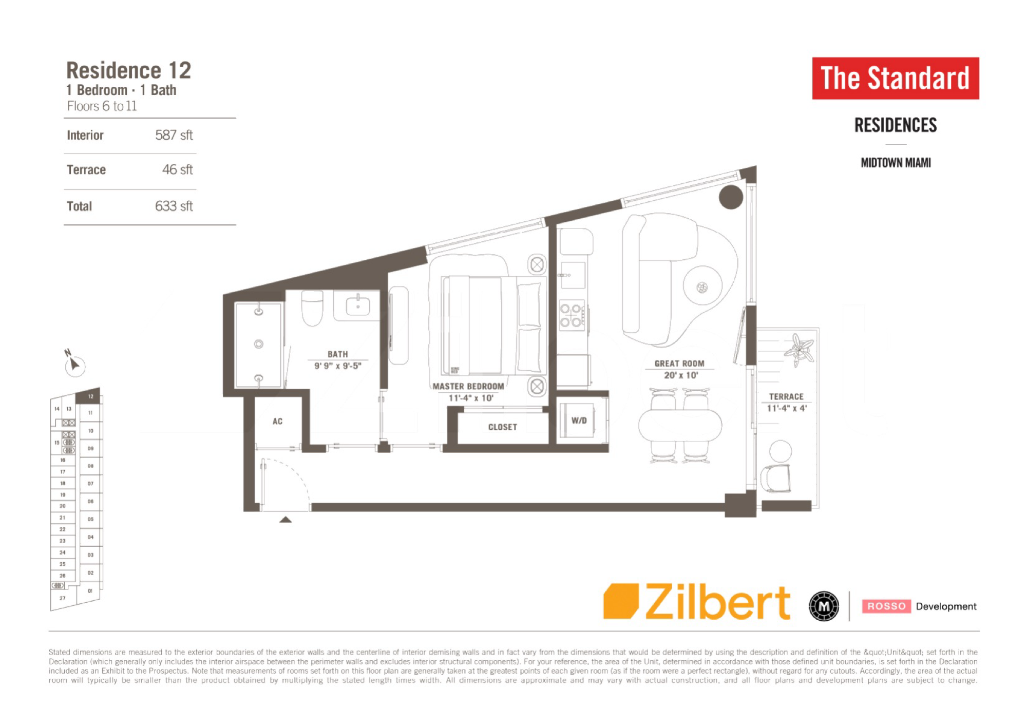 The Standard Residences floorplan 12