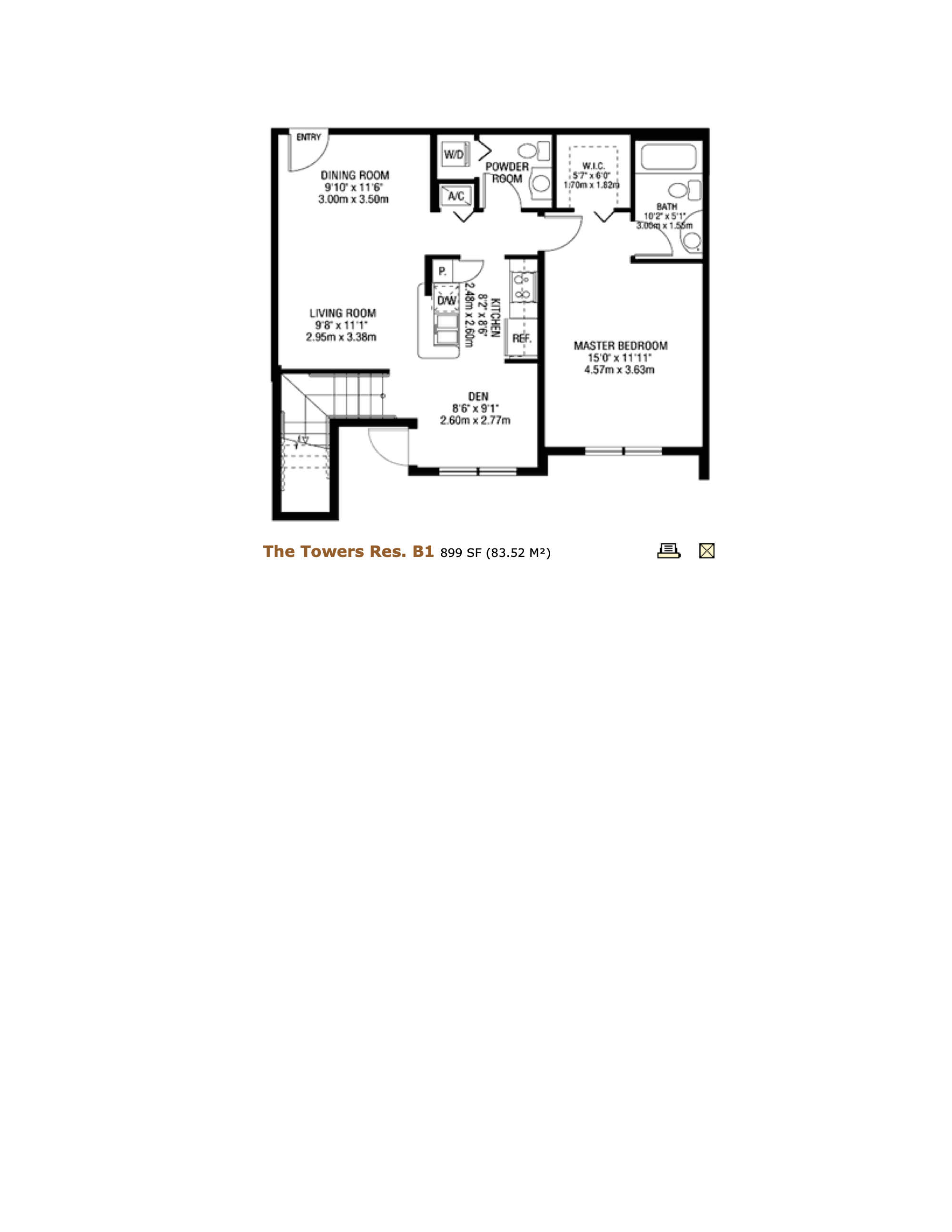 Cosmopolitan Towers floorplan B1